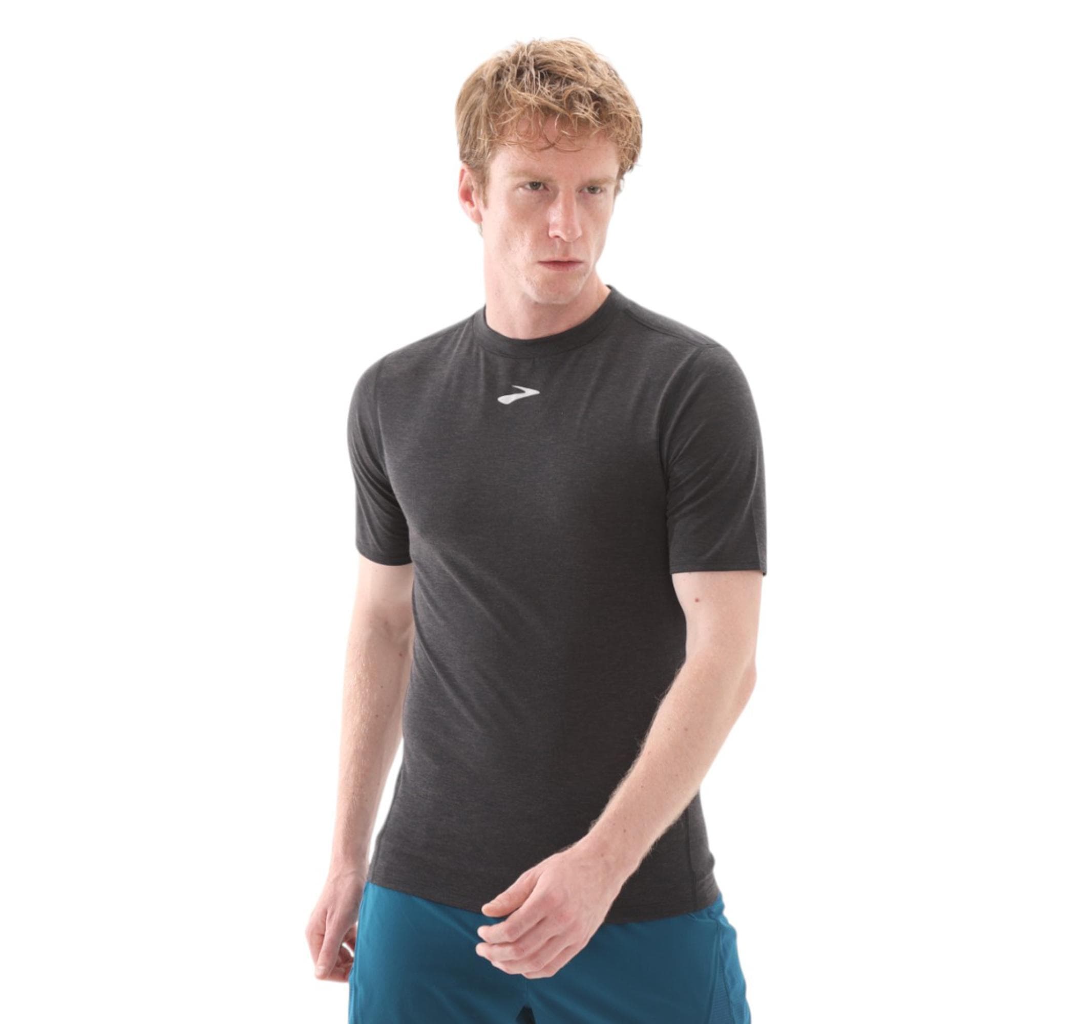 Brooks Brooks High Point Short Sleeve Erkek T-Shirt Siyah - 3
