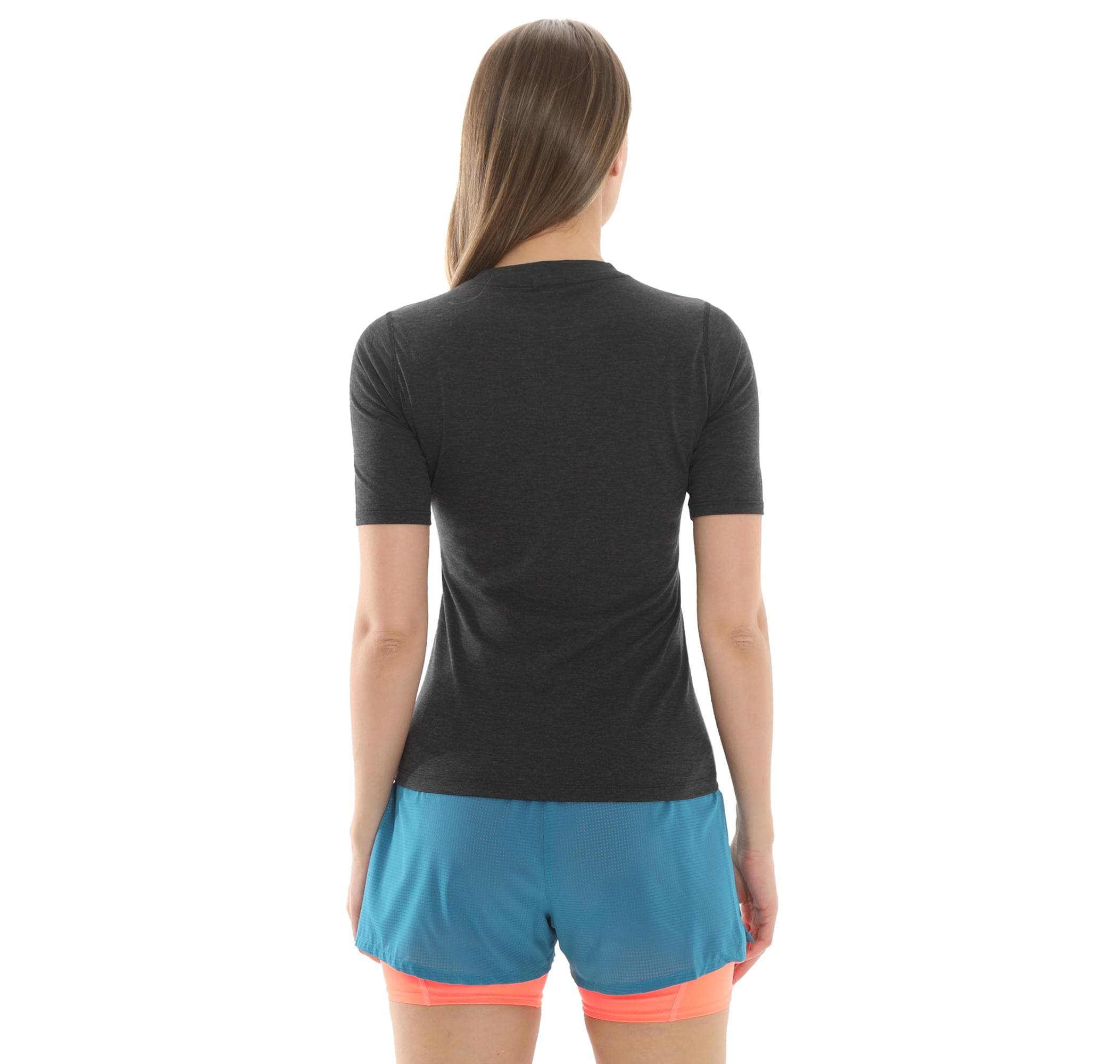 Brooks Brooks High Point Short Sleeve Kadın T-Shirt Siyah - 4