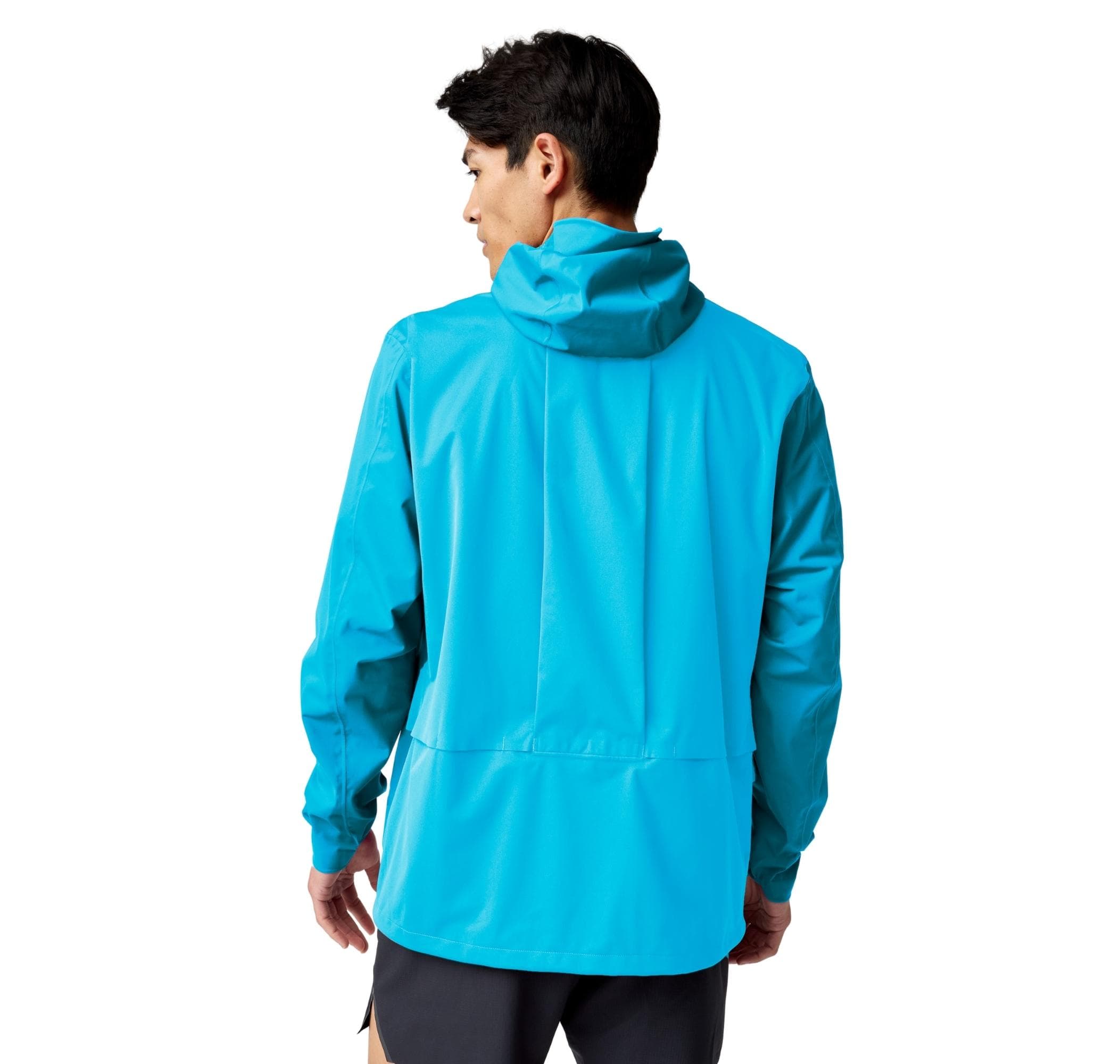 Brooks Brooks High Point Waterproof Jacket 2 Erkek Yağmurluk-Rüzgarlık Mavi - 3