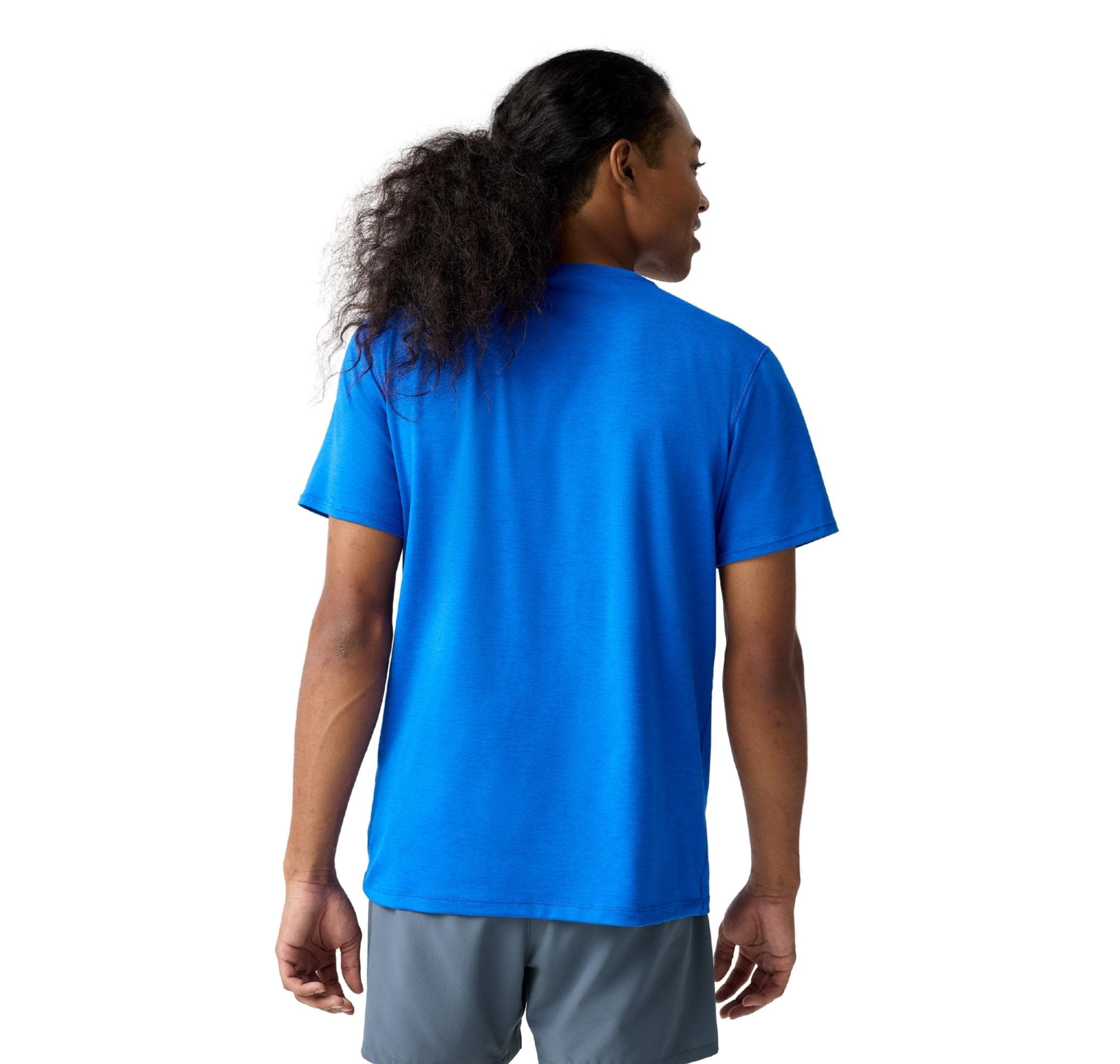 Brooks Brooks Luxe Short Sleeve Erkek T-Shirt Mavi - 2
