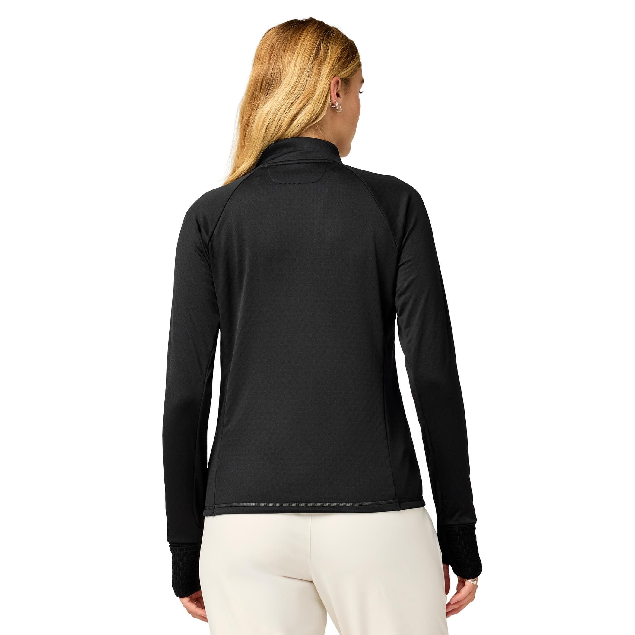 Brooks Brooks Momentum Thermal 1-4 Zip Kadın Sweatshirt Siyah - 2