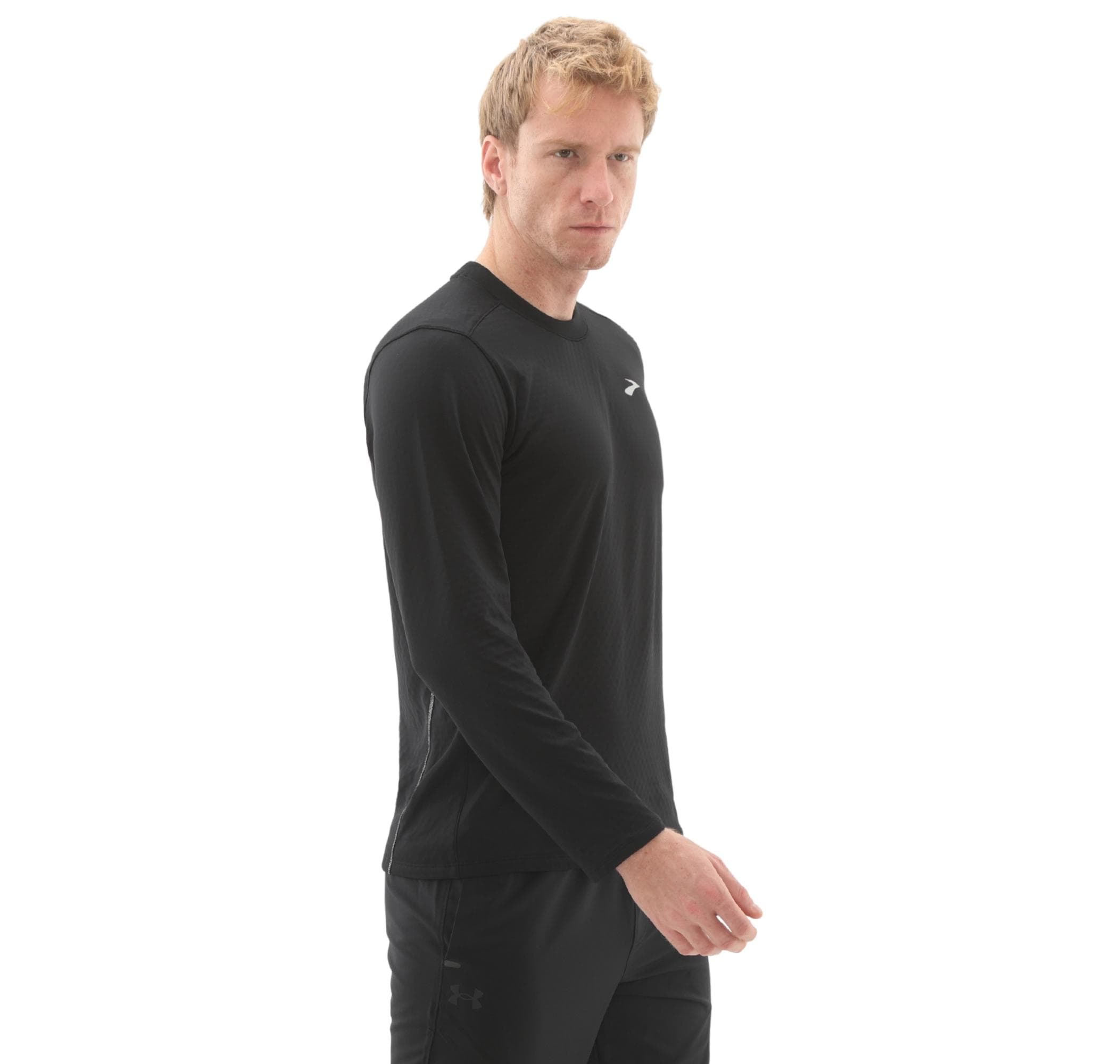 Brooks Brooks Notch Thermal Long Sleeve 3.0 Erkek Sweatshirt Siyah - 2