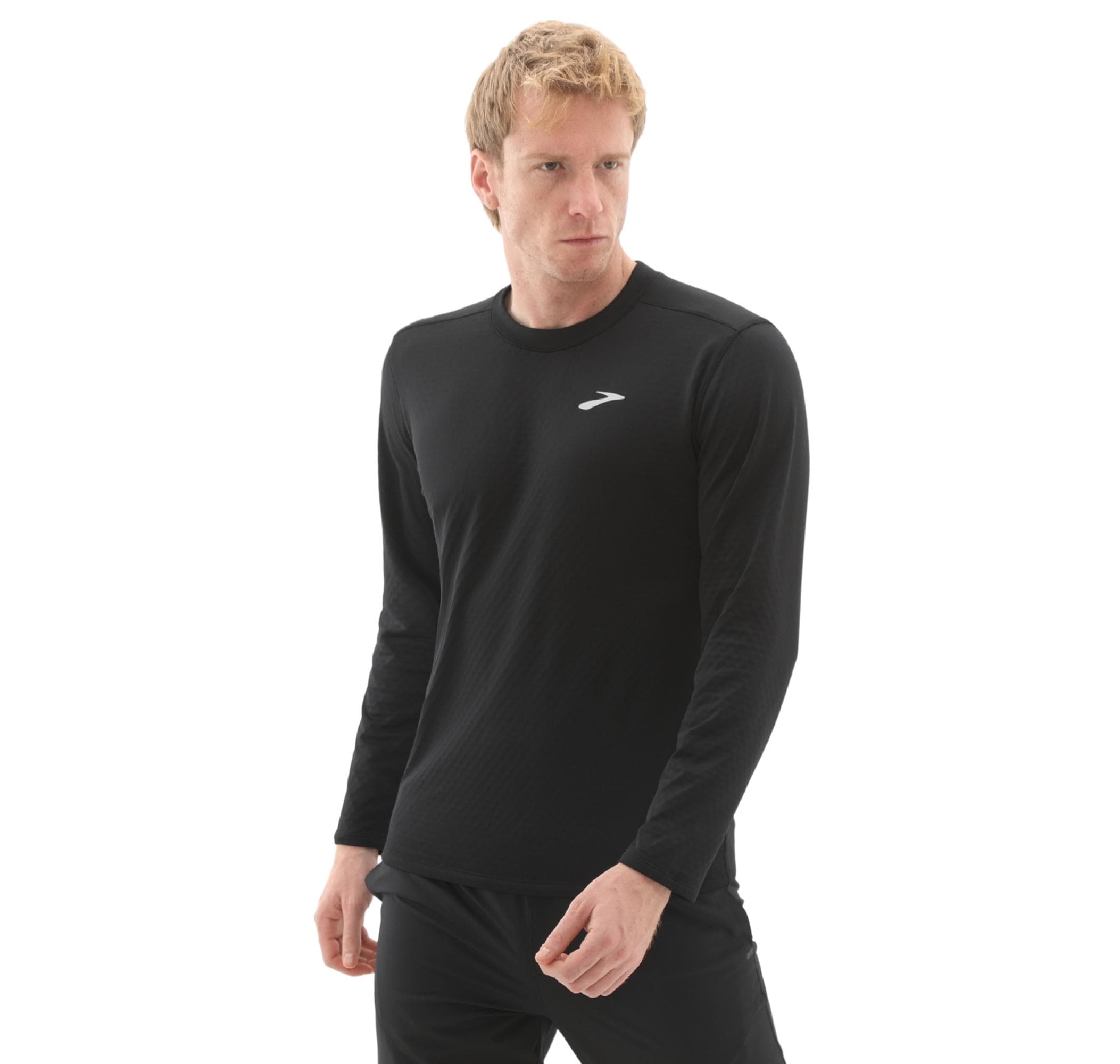 Brooks Brooks Notch Thermal Long Sleeve 3.0 Erkek Sweatshirt Siyah - 3