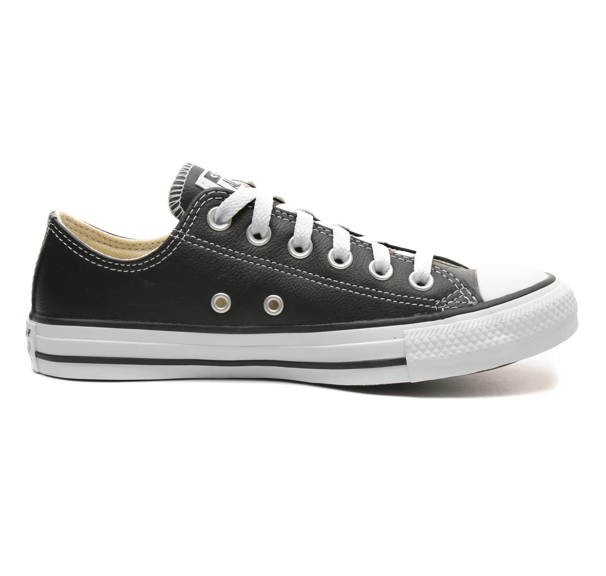 Converse Converse Chuck Taylor All Star Leather Kadın Spor Ayakkabı Siyah - 4