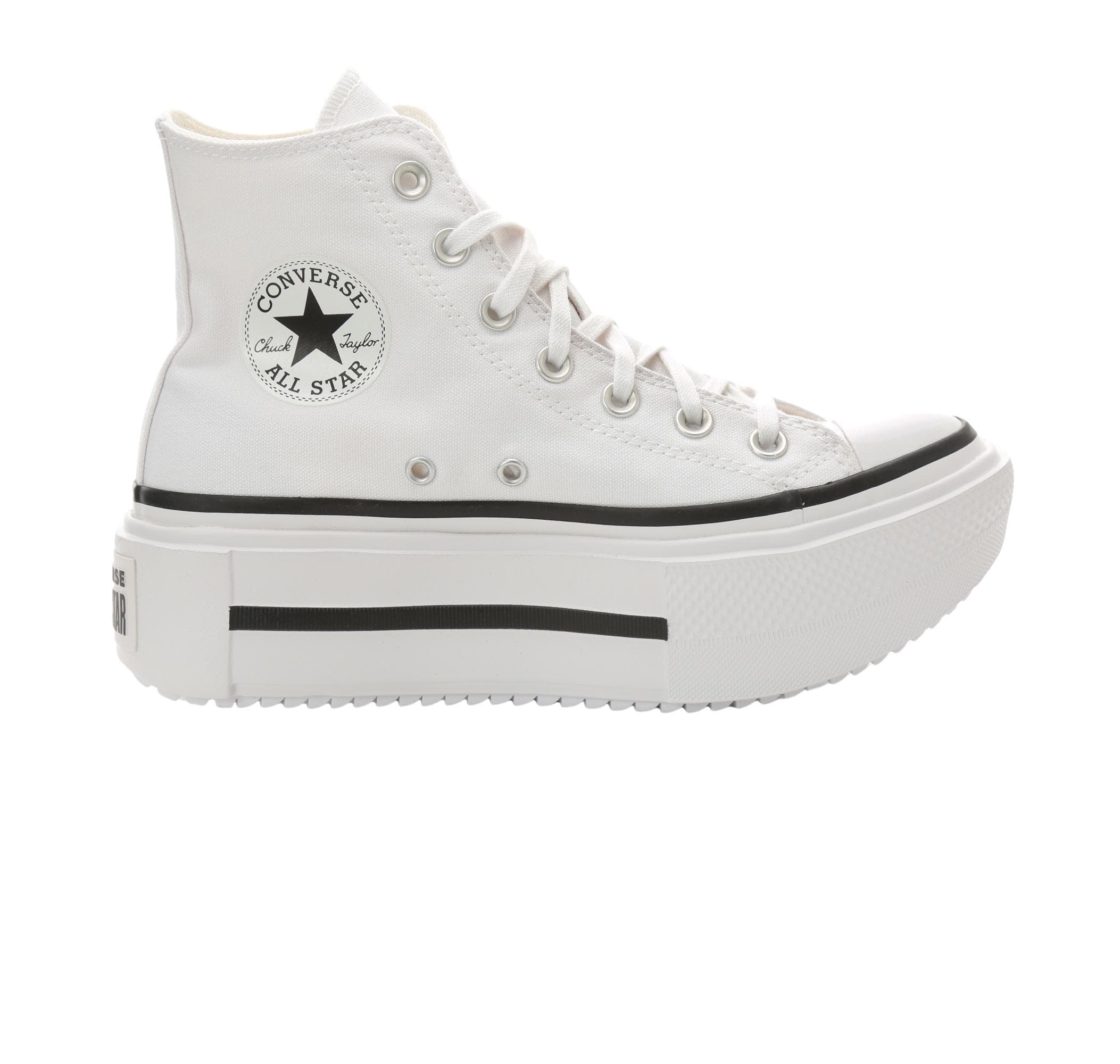 Converse Converse Chuck Taylor All Star Lıft Double Stack Kadın Spor Ayakkabı Beyaz - 4