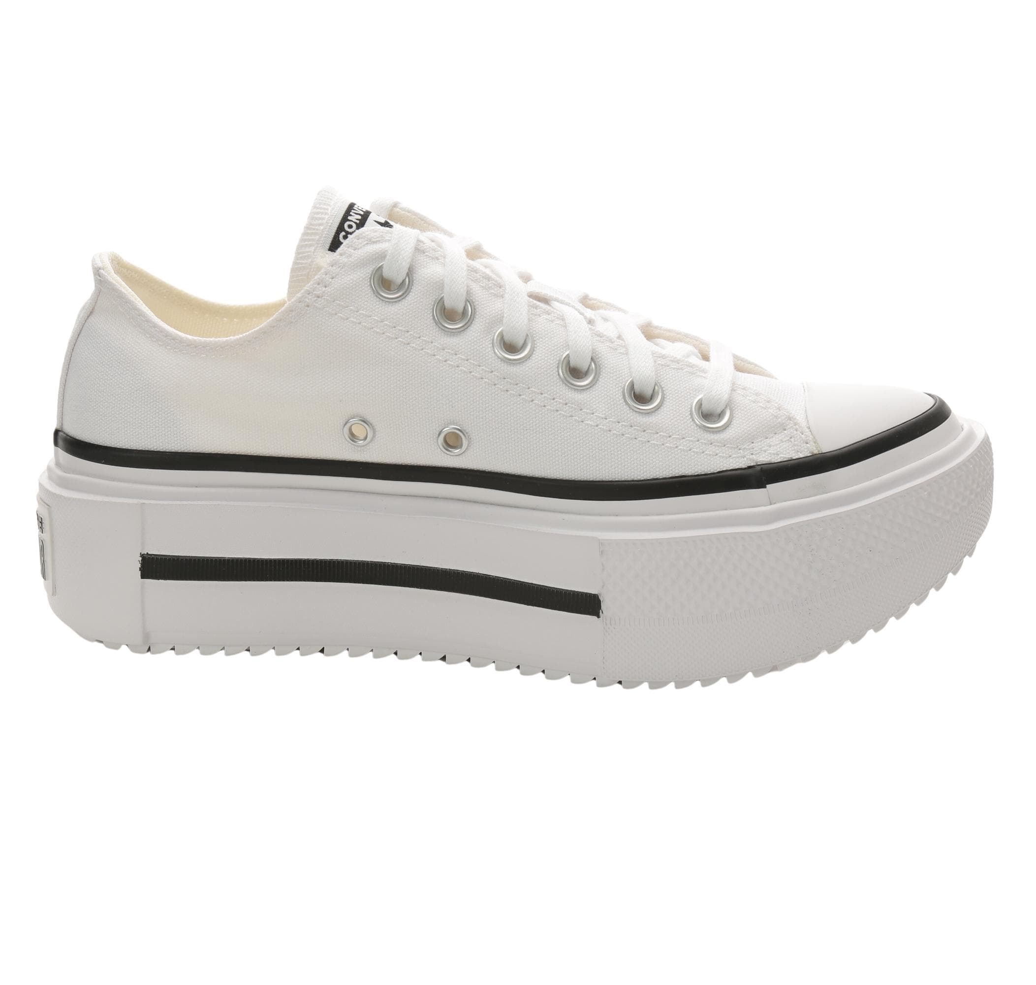 Converse Converse Chuck Taylor All Star Lıft Double Stack Platform Kadın Spor Ayakkabı Beyaz - 4