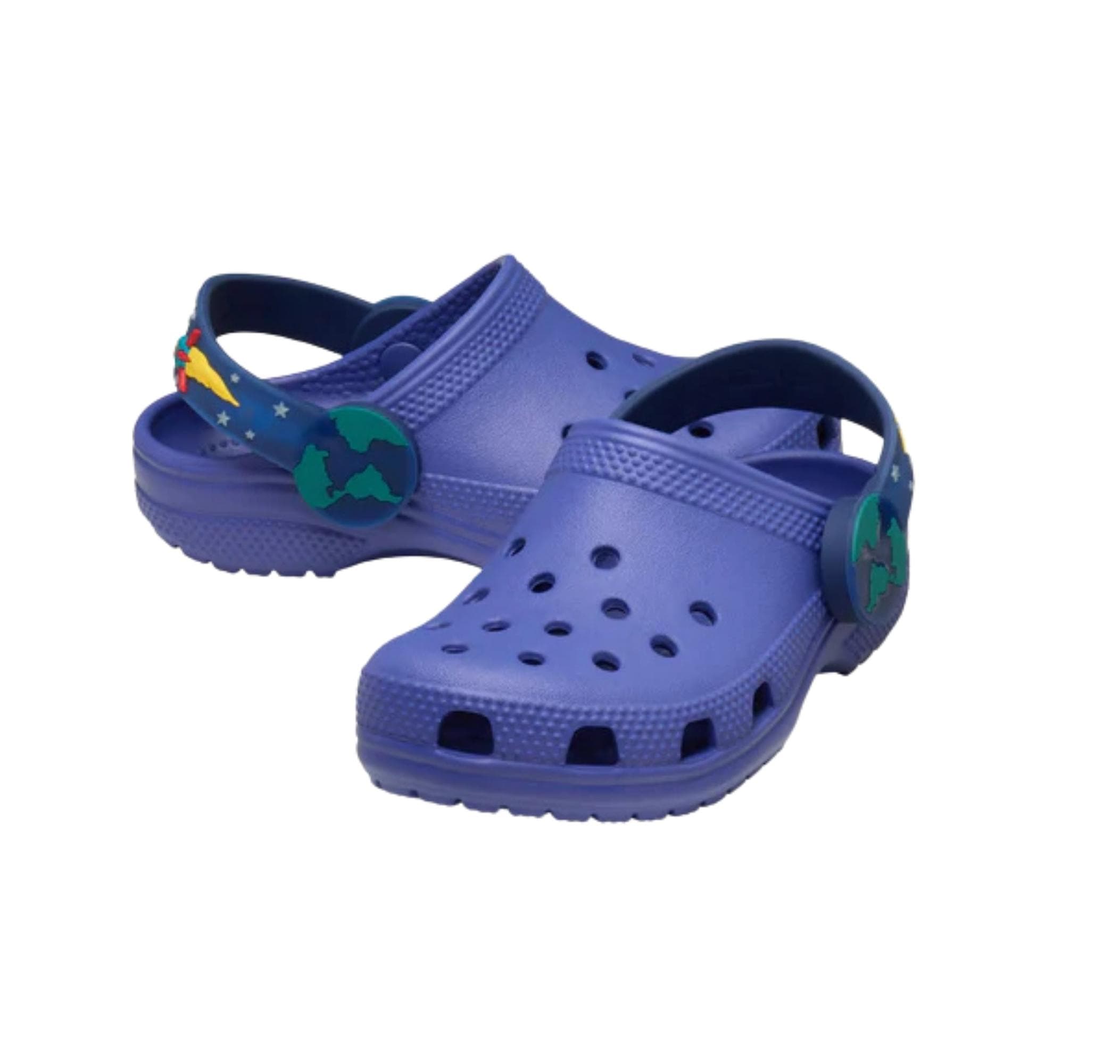 Crocs Crocs C Imagination Lightsbkstrpcgt Çocuk Terlik Mor - 4
