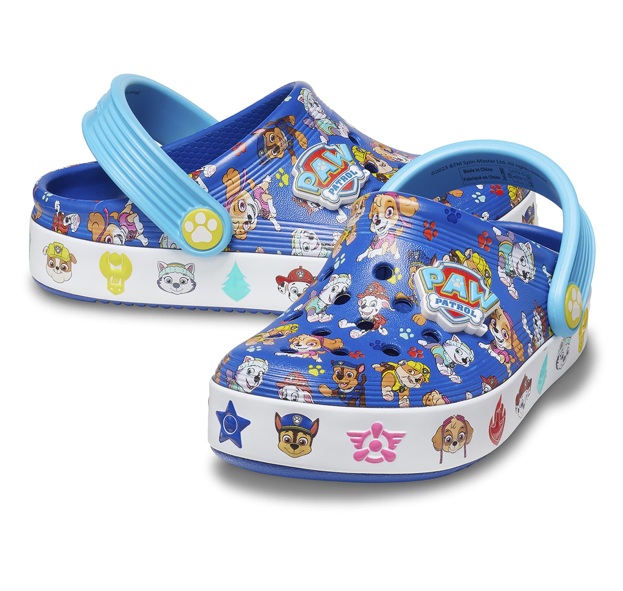 Crocs Crocs Paw Patrol Off Court Clg T Çocuk Terlik Mavi - 4