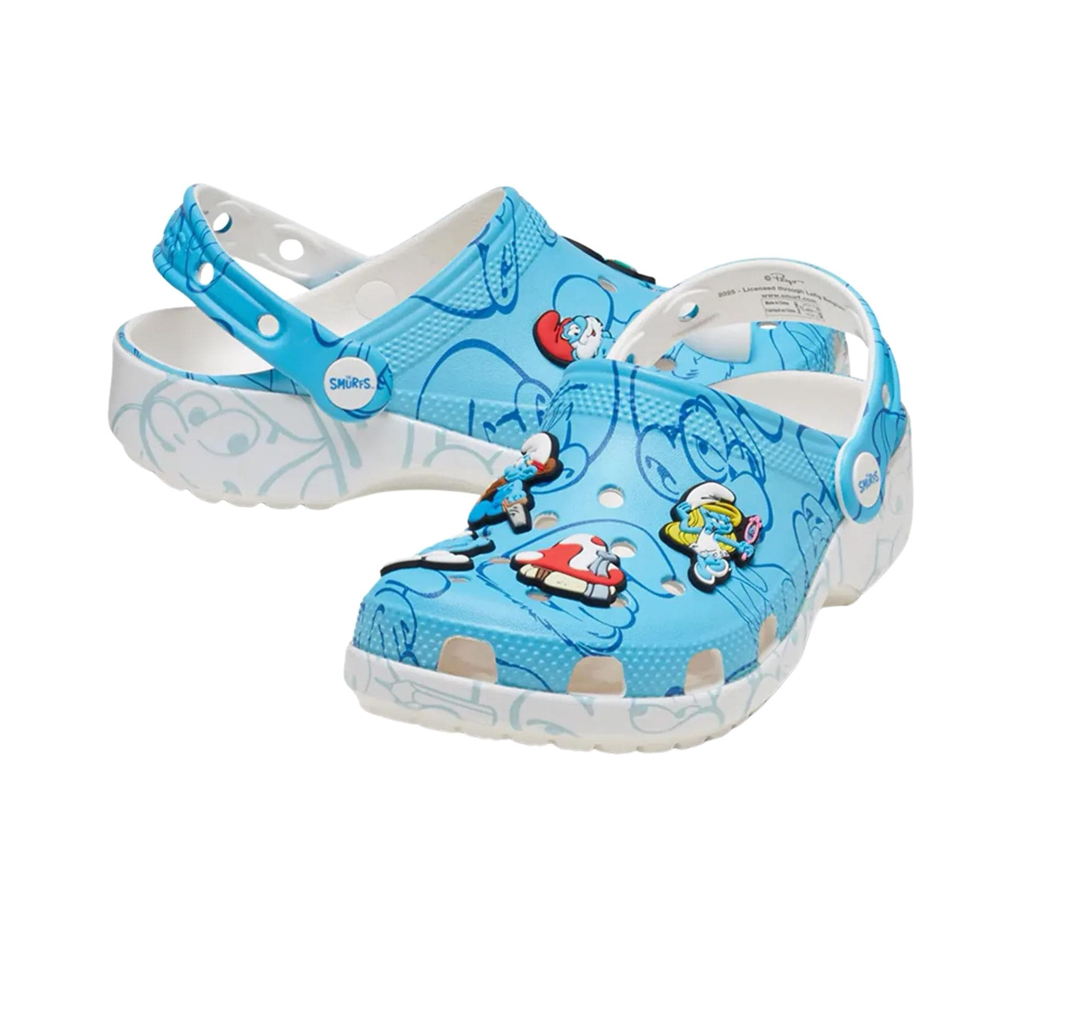Crocs Crocs Smurfs Classic Clog K Çocuk Terlik Mavi - 3