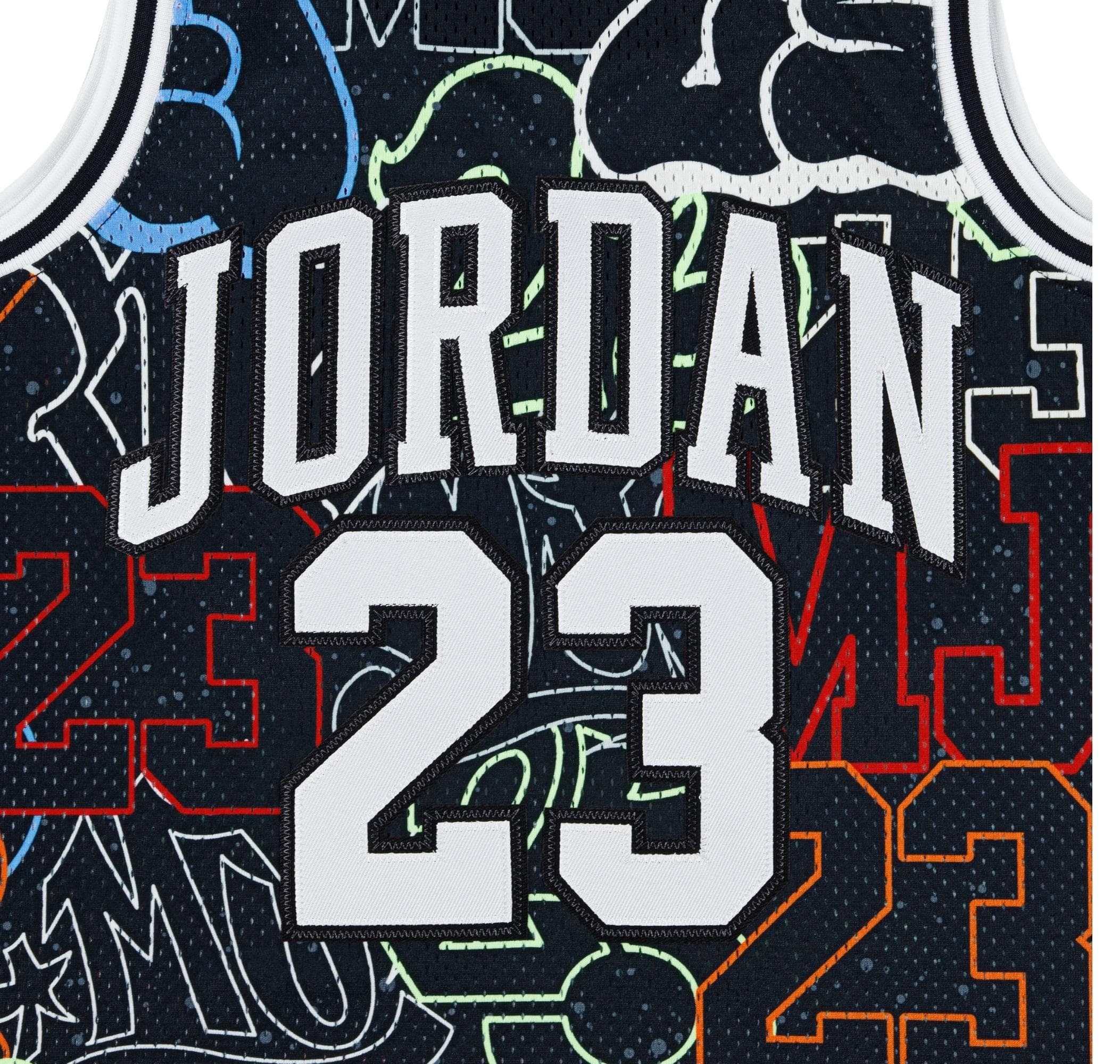 Jordan Jordan Jdn 23 Aop Jersey Çocuk T-Shirt Siyah - 3