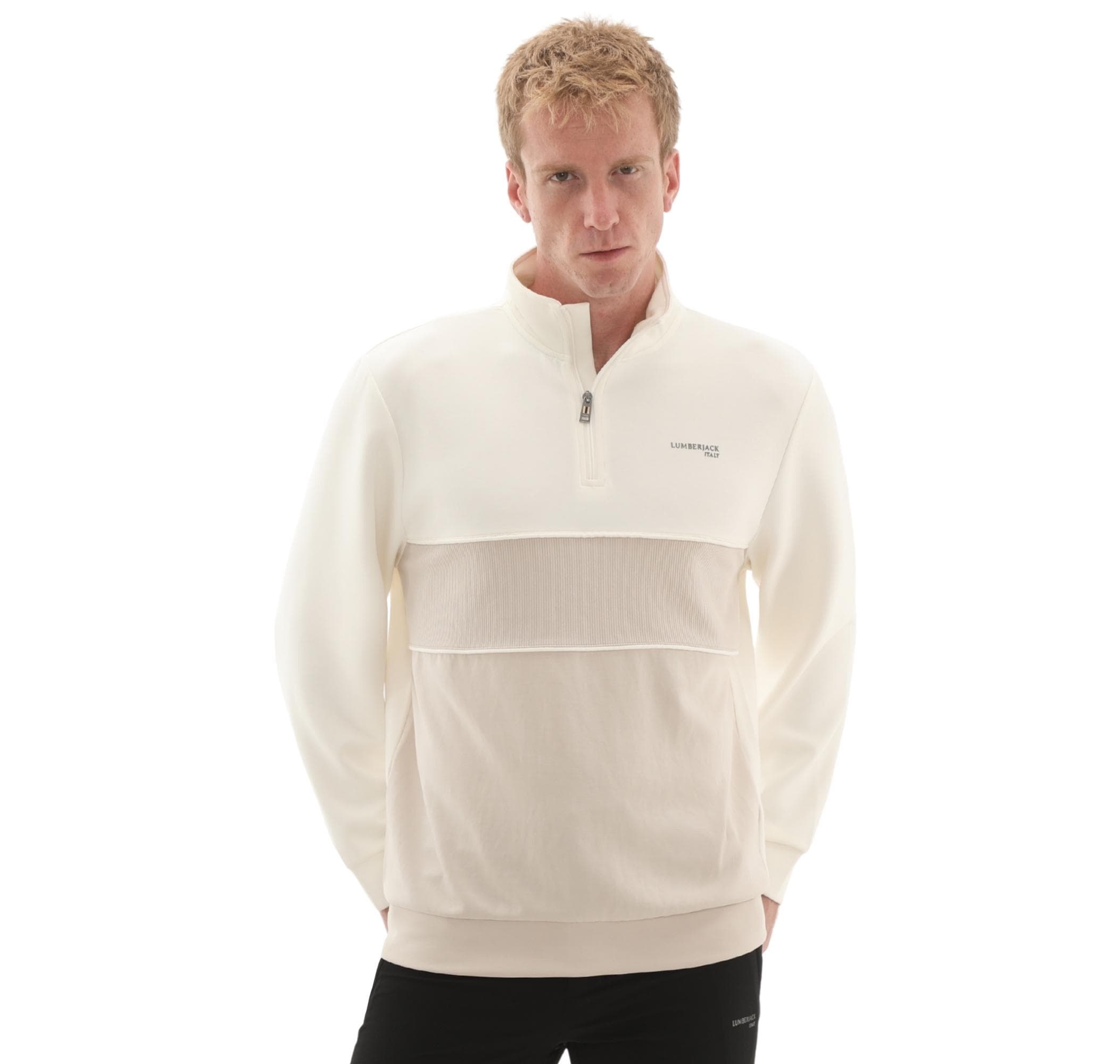 Lumberjack Lumberjack 5W Ml Luka 16Itl815 5Pr Erkek Sweatshirt Krem