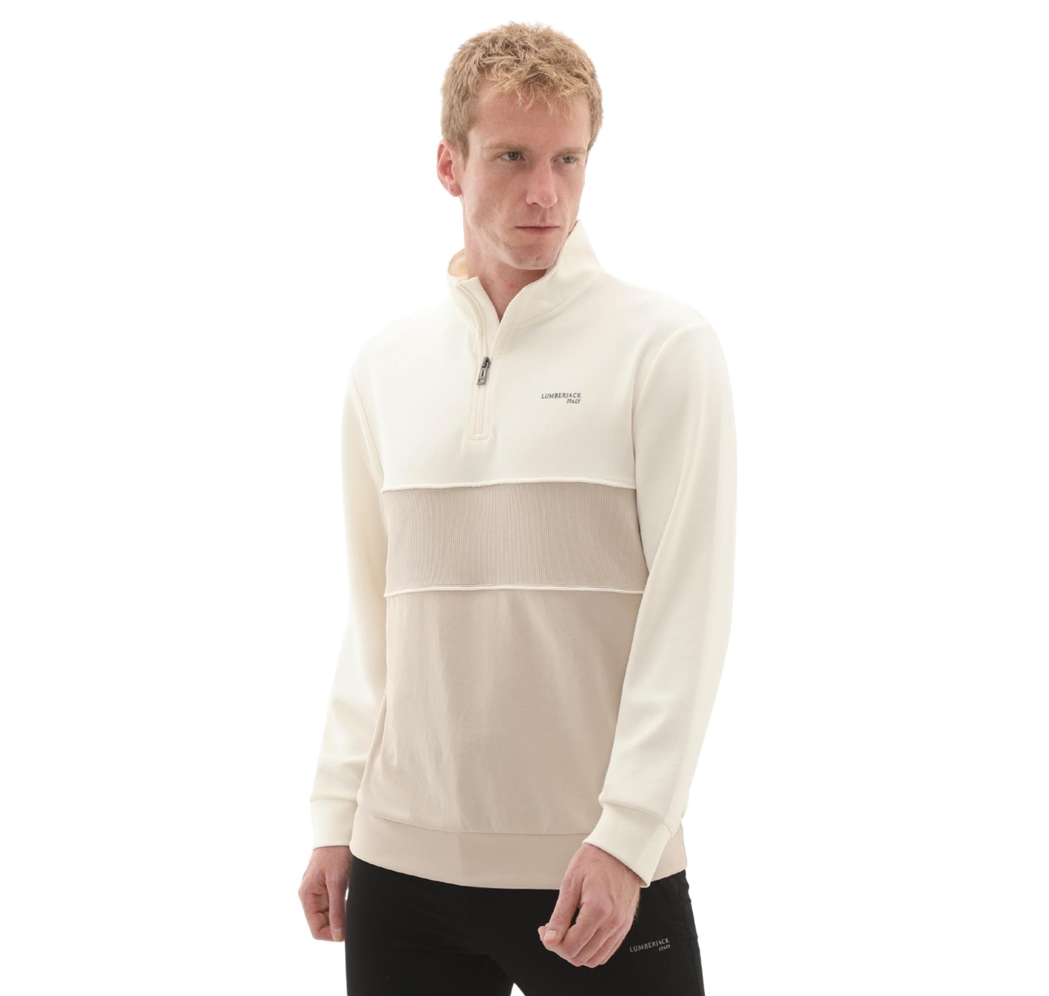 Lumberjack Lumberjack 5W Ml Luka 16Itl815 5Pr Erkek Sweatshirt Krem - 3