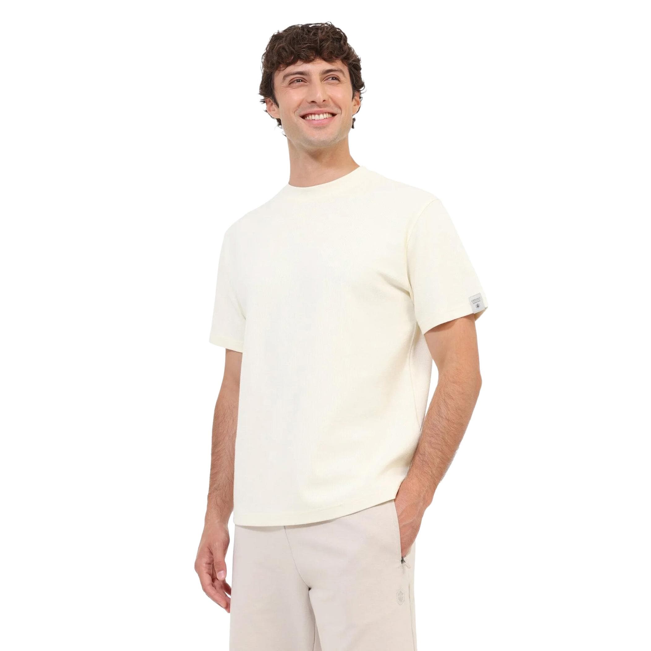 Lumberjack Lumberjack Mb Dover 11Bs102 6Fx Erkek T-Shirt Krem
