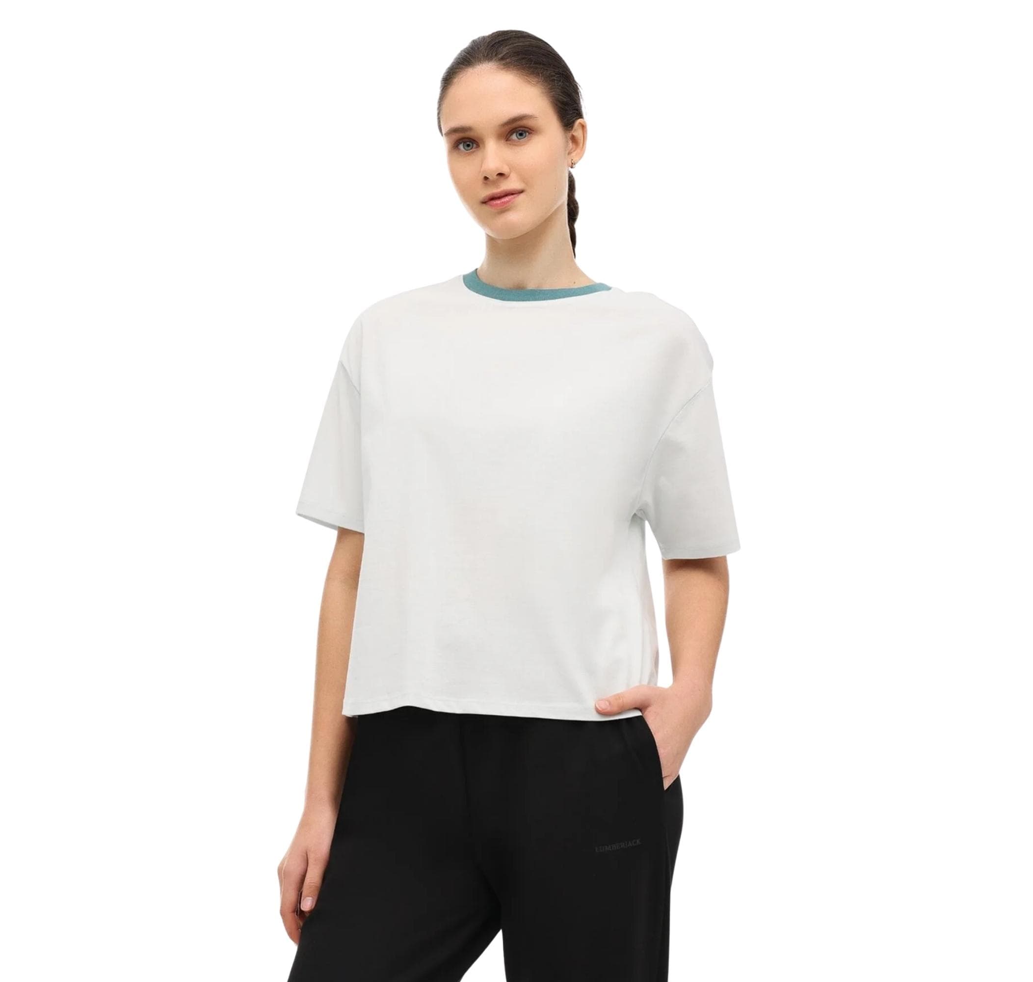 Lumberjack Lumberjack Wl 11Merybel-Tsh2 6Fx Kadın T-Shirt Beyaz - 2