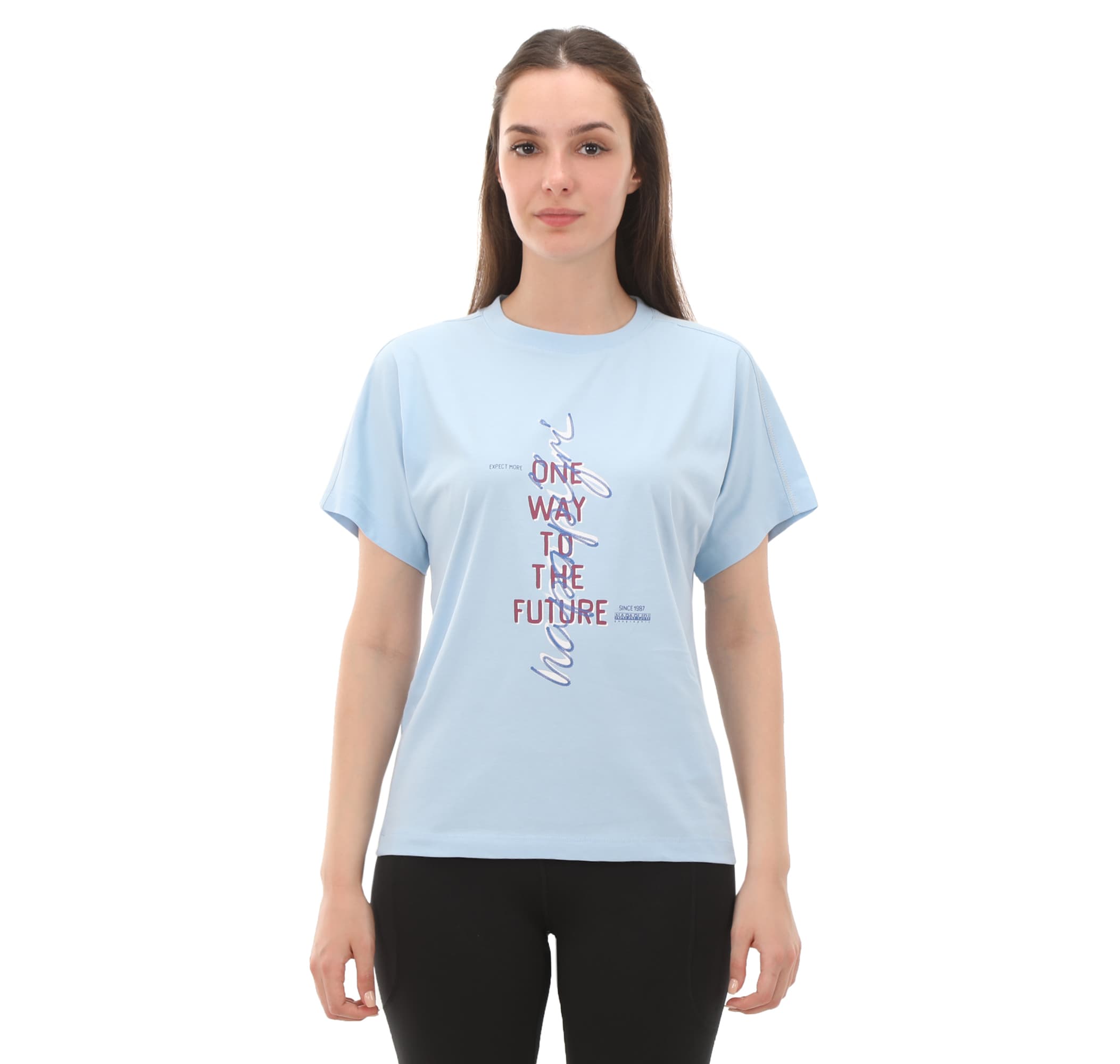Napapijri Napapijri S-Keıth W Kadın T-Shirt Mavi