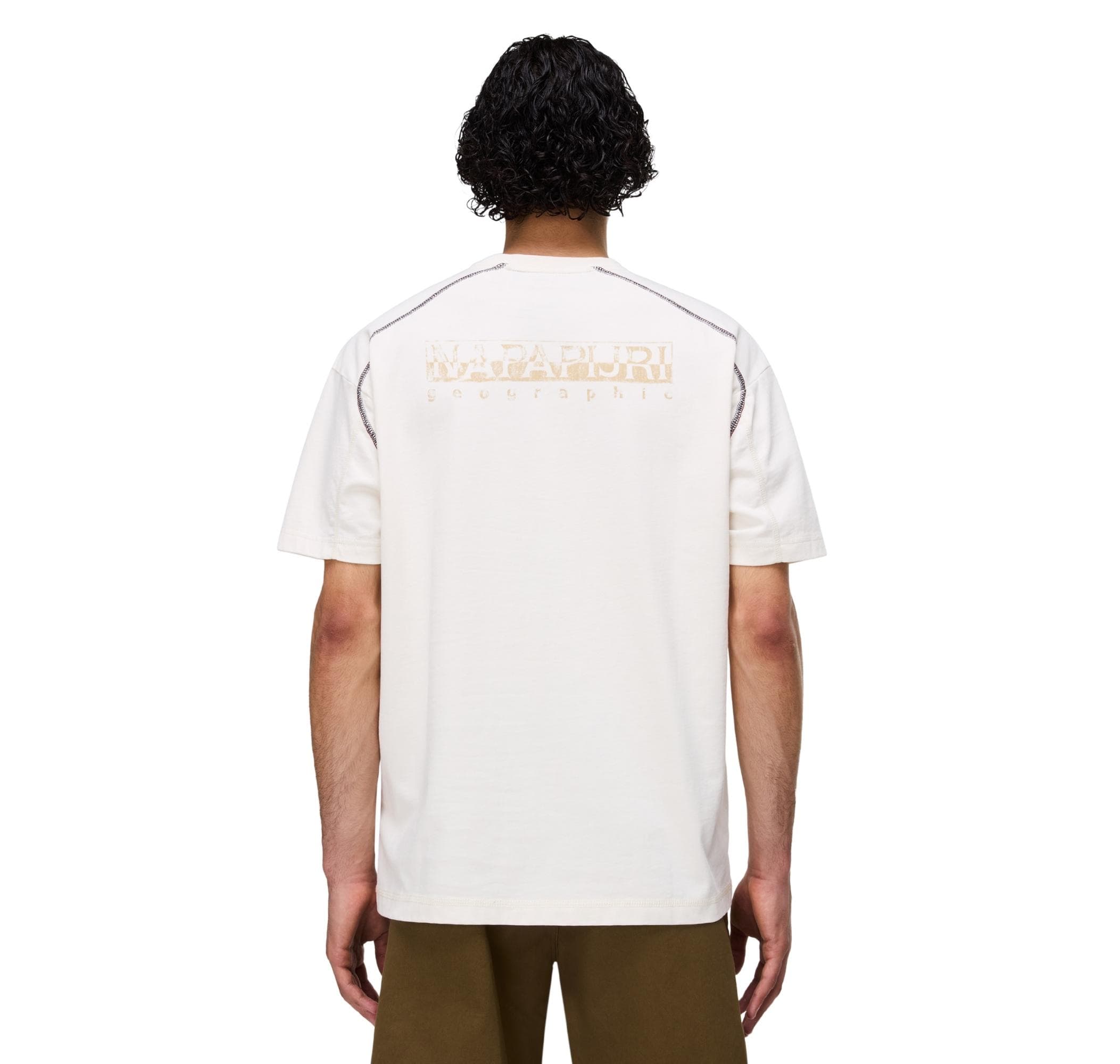 Napapijri Napapijri S-Reflect Ss Erkek T-Shirt Beyaz - 2