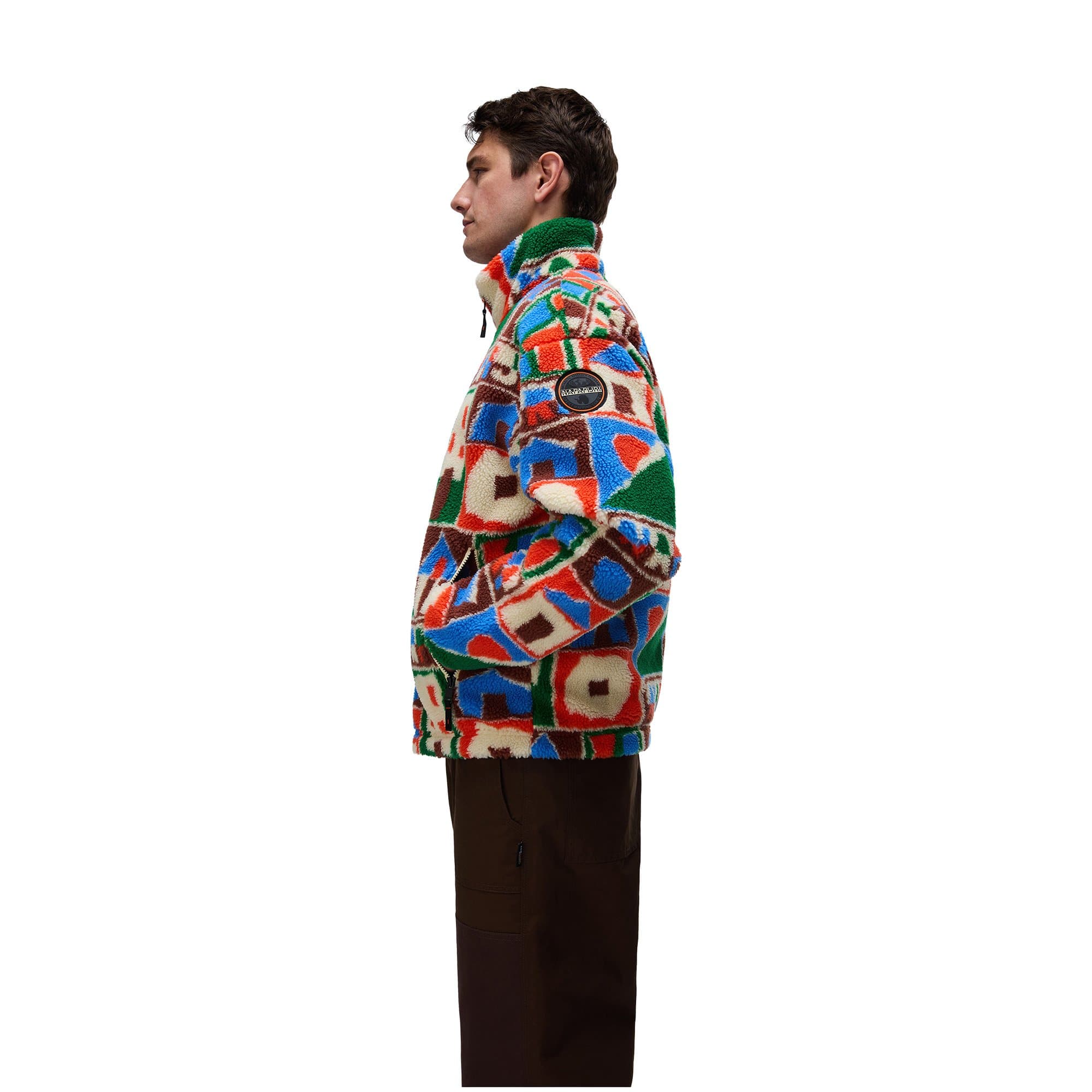 Napapijri Napapijri T-Fleece Fz Erkek Mont Krem - 2