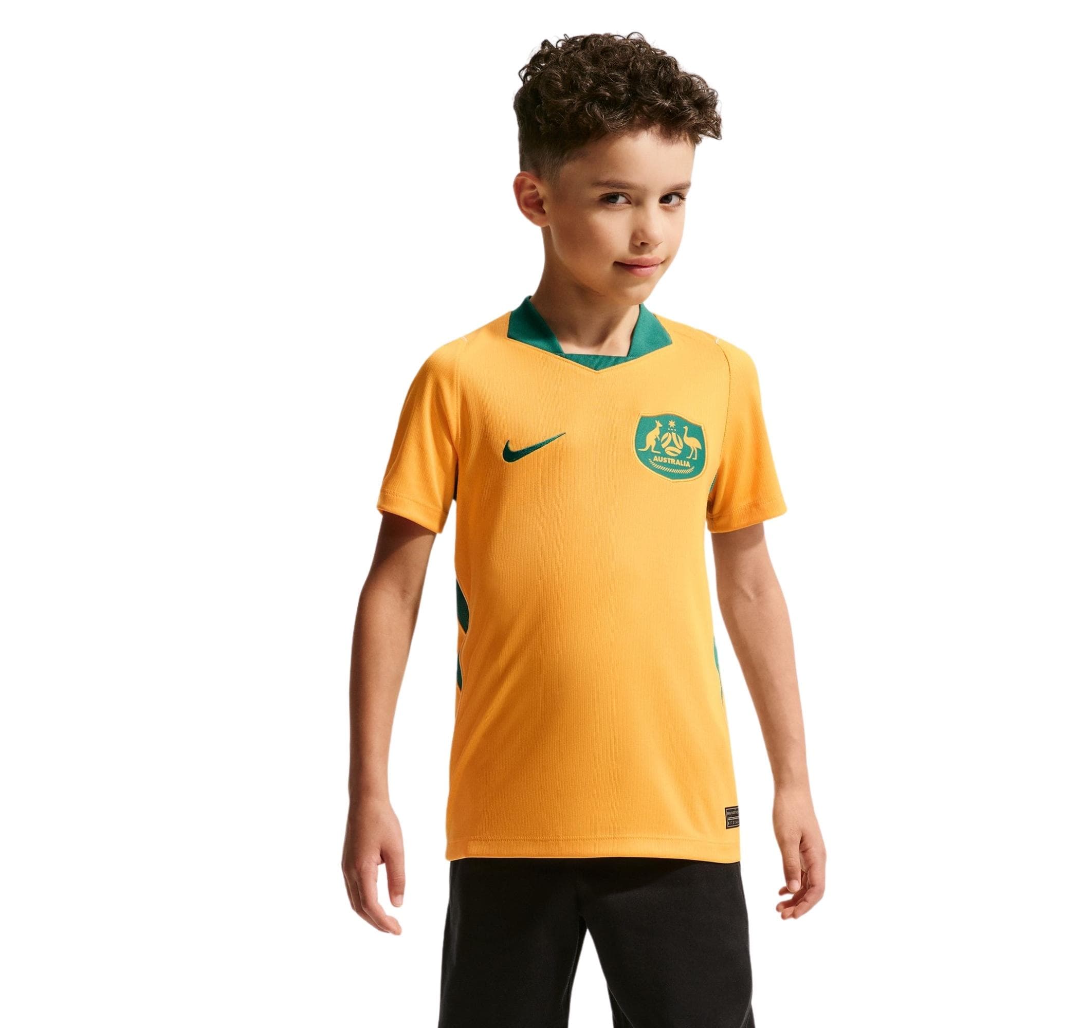 Nike Nike Avustralya İç Saha Çocuk Forması Sarı - 2