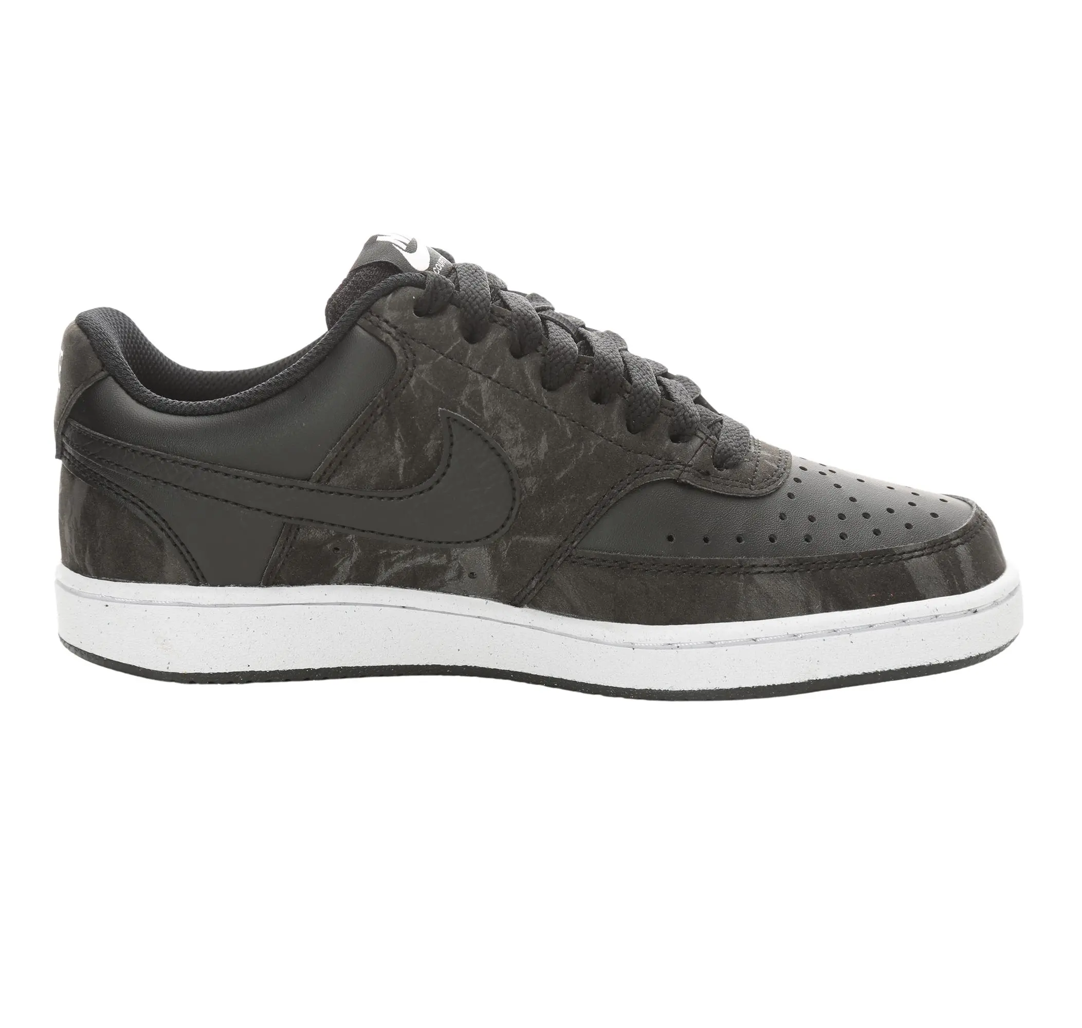 Nike Nike Court Vision Low Kadın Spor Ayakkabı Siyah - 4