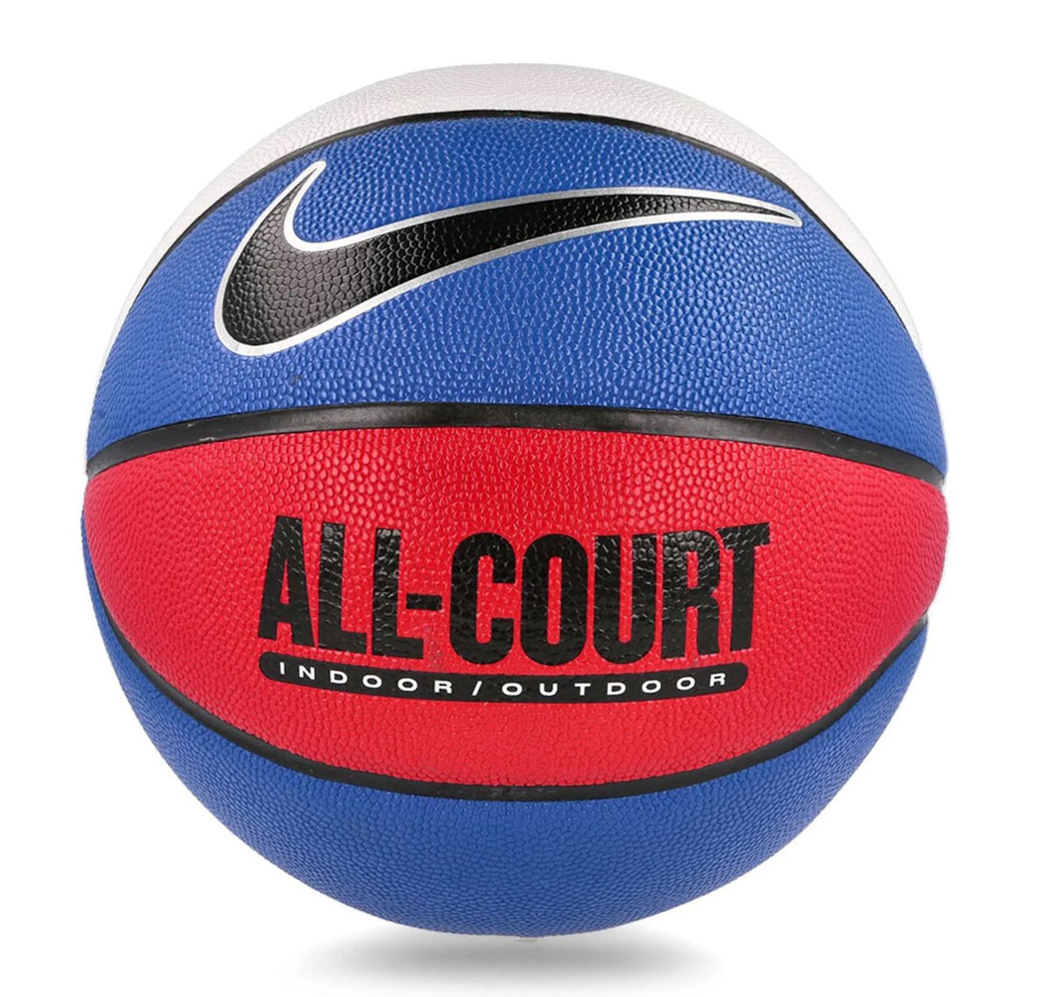 Nike Nike Everyday All Court 8P Deflated Game Royal-Black-Metallı Basketbol Topu Mavi