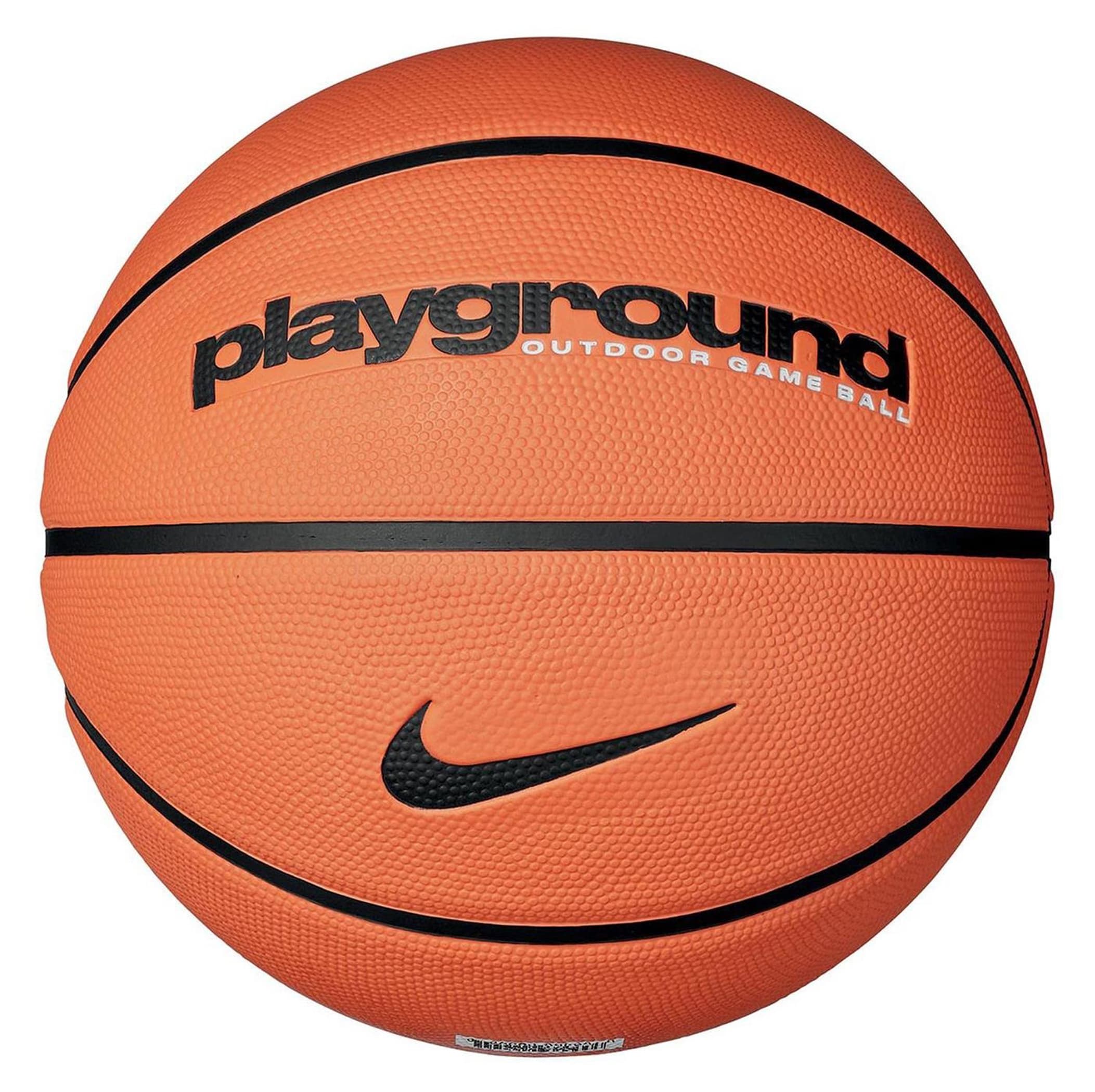Nike Nıke Everyday Playground 8P Deflated Amber-Black-Black 06 Basketbol Topu Kahve