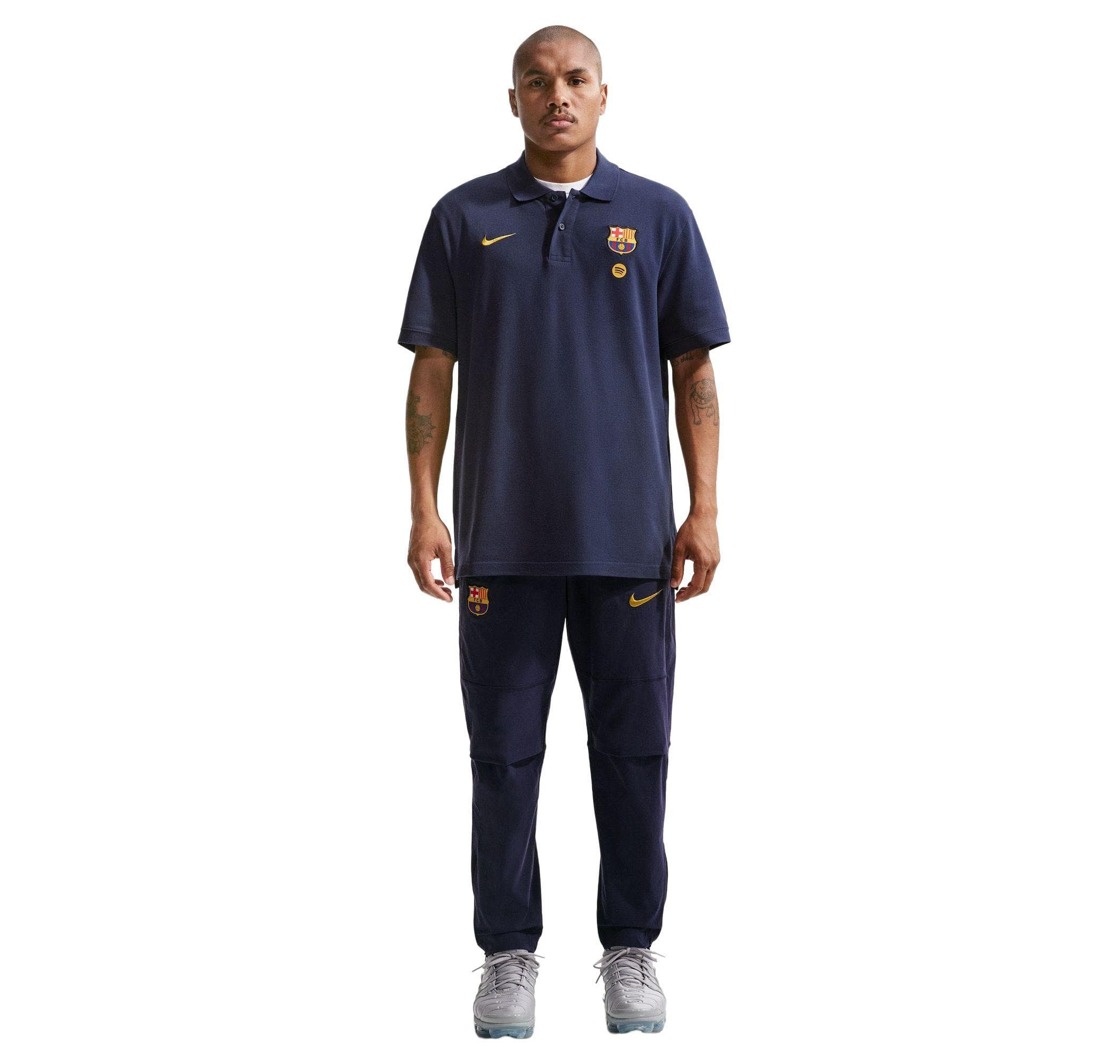 Nike Nike Fcb Barcelona Polo Erkek T-Shirt Lacivert