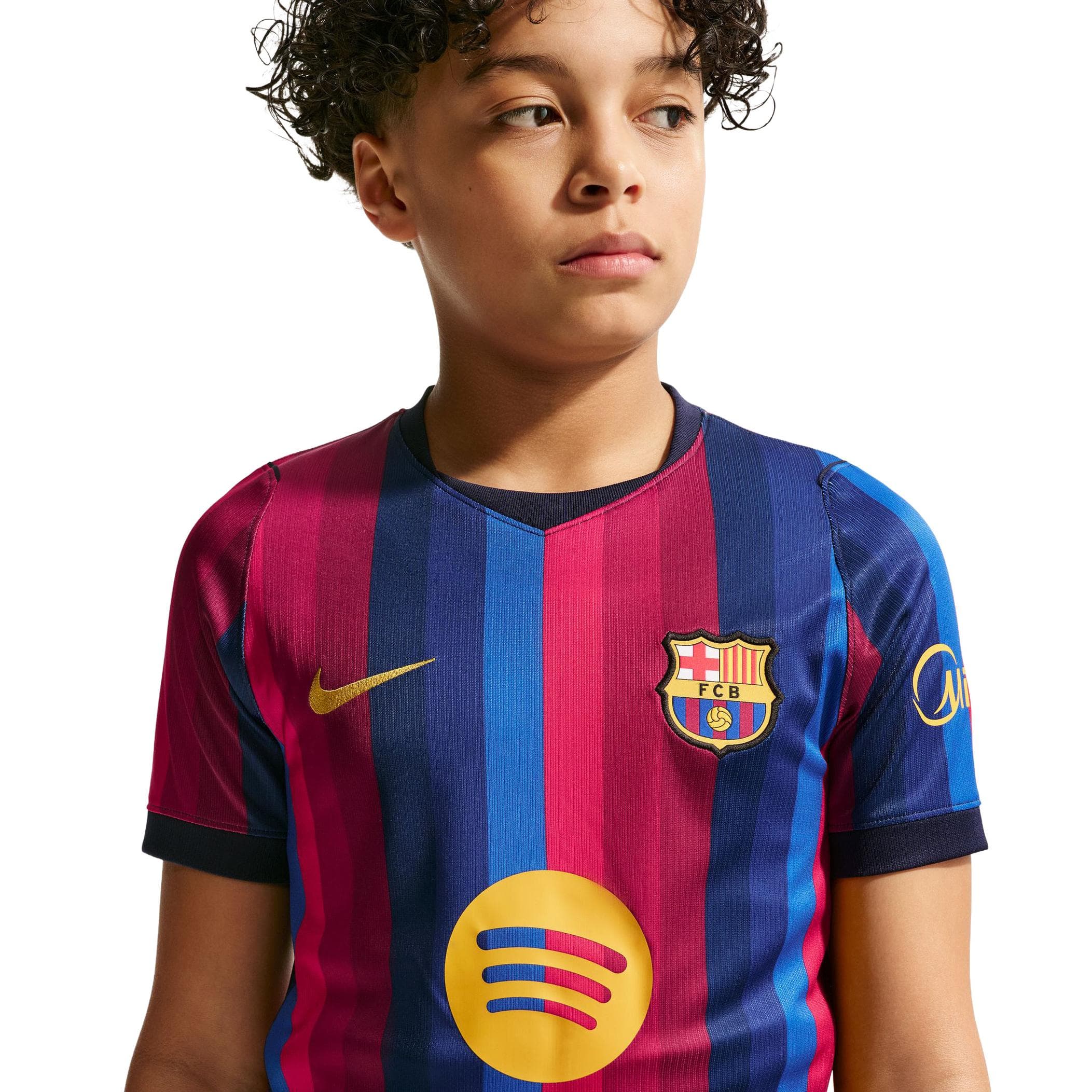 Nike Nike Fcb Y Nk Df Jsy Ss Stad Hm Çocuk Forması Mavi - 3