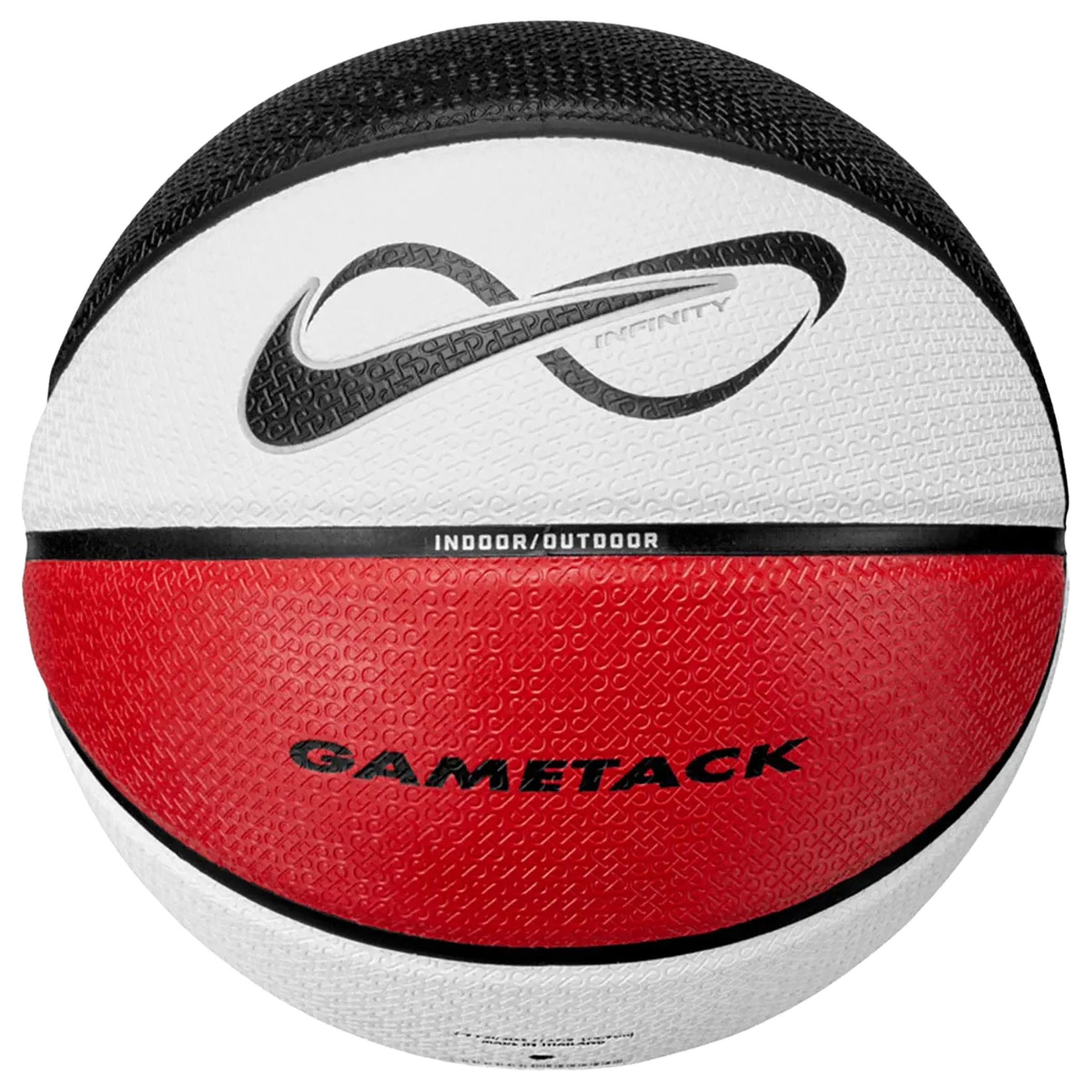 Nike Nike Infınıty Gametack Deflated Unıversıty Red-Black-Whıte-M Basketbol Topu - 2