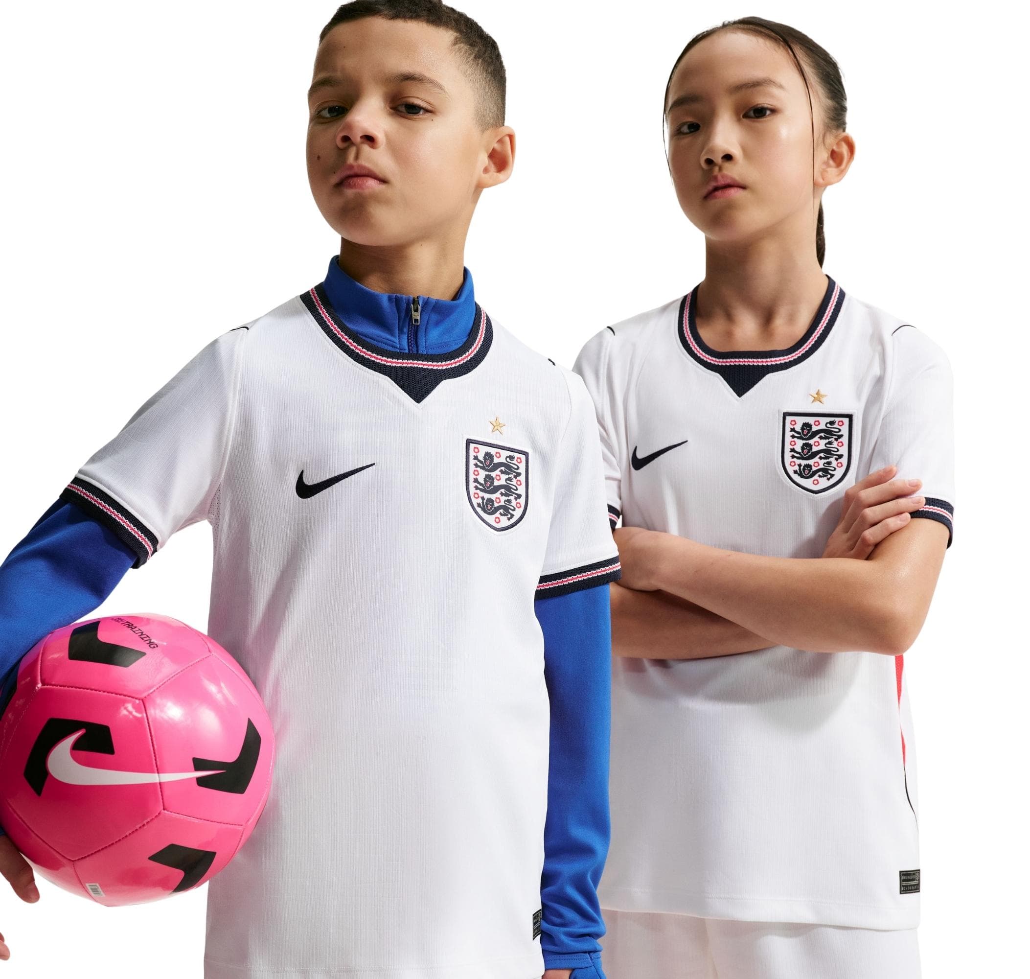 Nike Nike İngiltere İç Saha Çocuk Forması Beyaz - 3