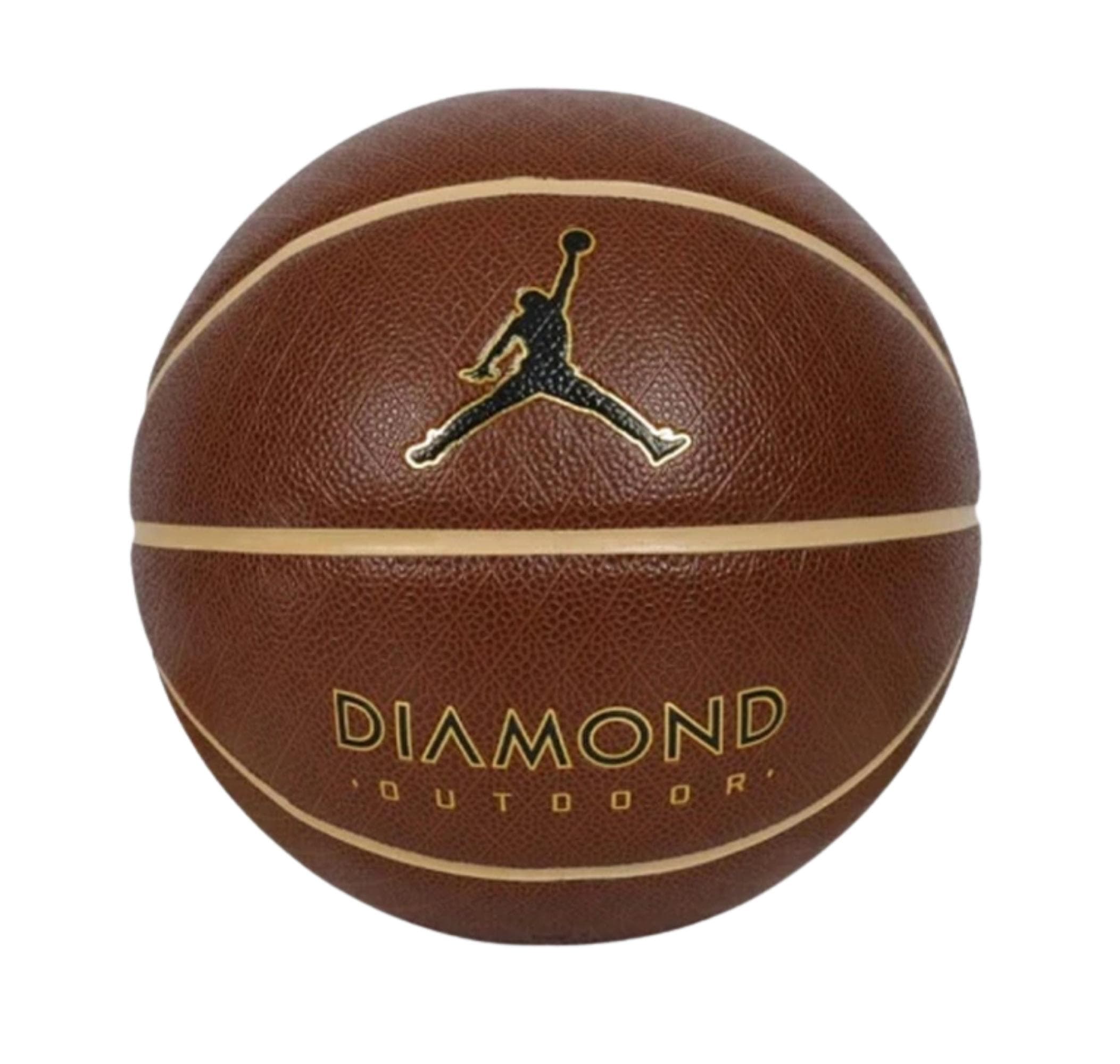 Jordan Nike Jordan Dıamond Outdoor 8P Deflated Basketbol Topu Kahve