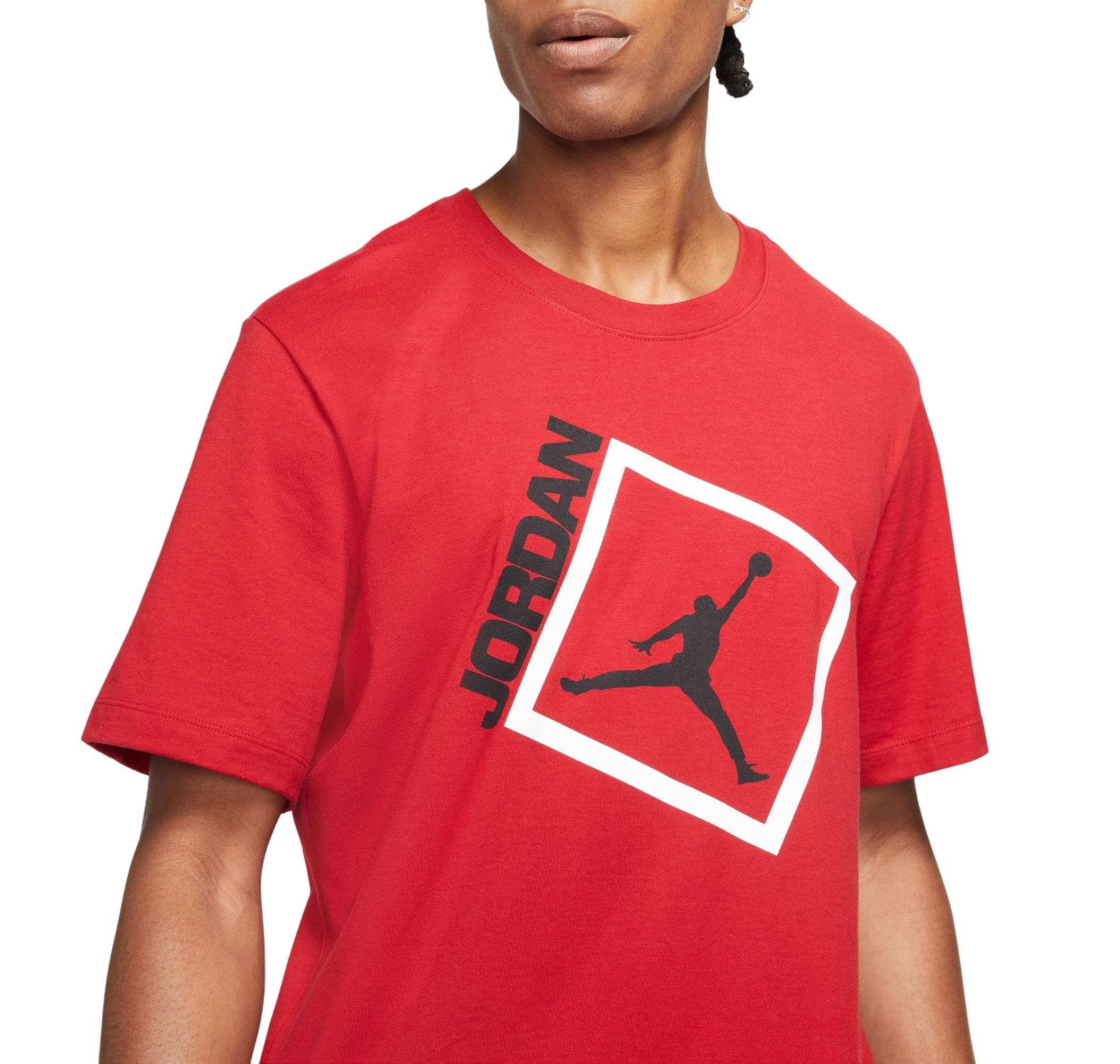 Jordan Nike Jordan Jumpman Box Erkek T-Shirt Kırmızı - 4