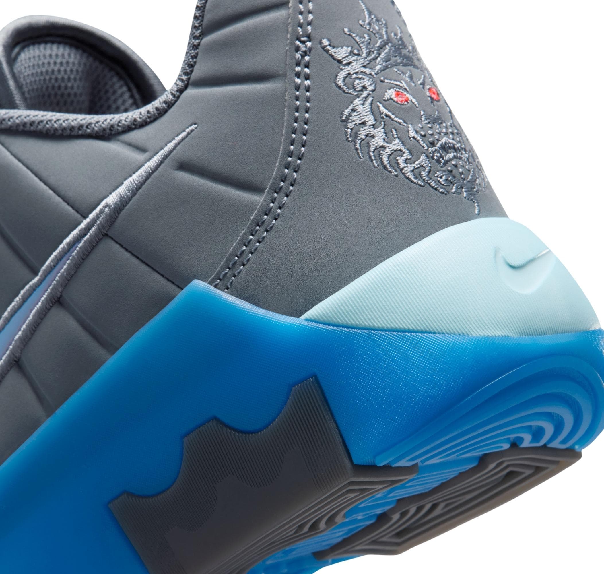 Nike Nike Lebron Witness 9 Çocuk Spor Ayakkabı Gri - 8