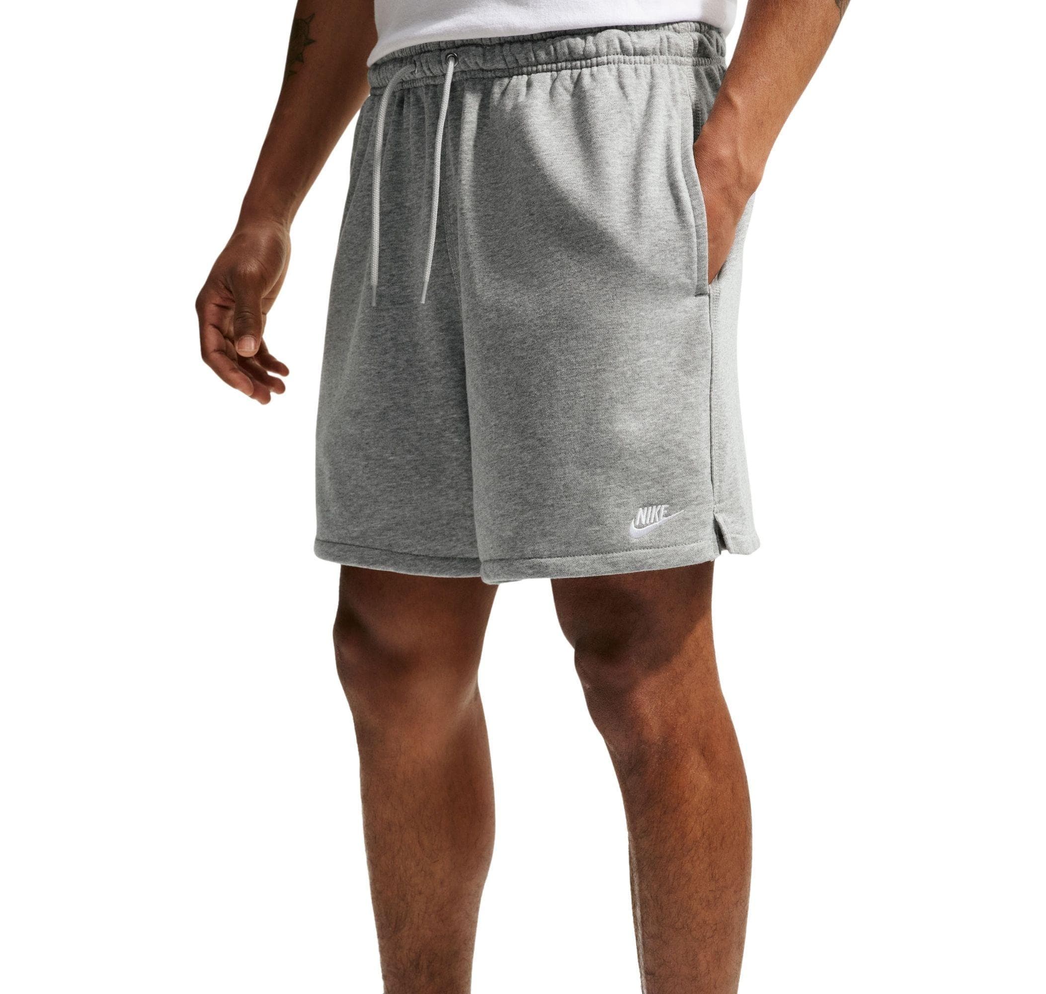Nike Nike M Nk Club Flow Ft Short Erkek Şort Ve Kapri Gri - 3