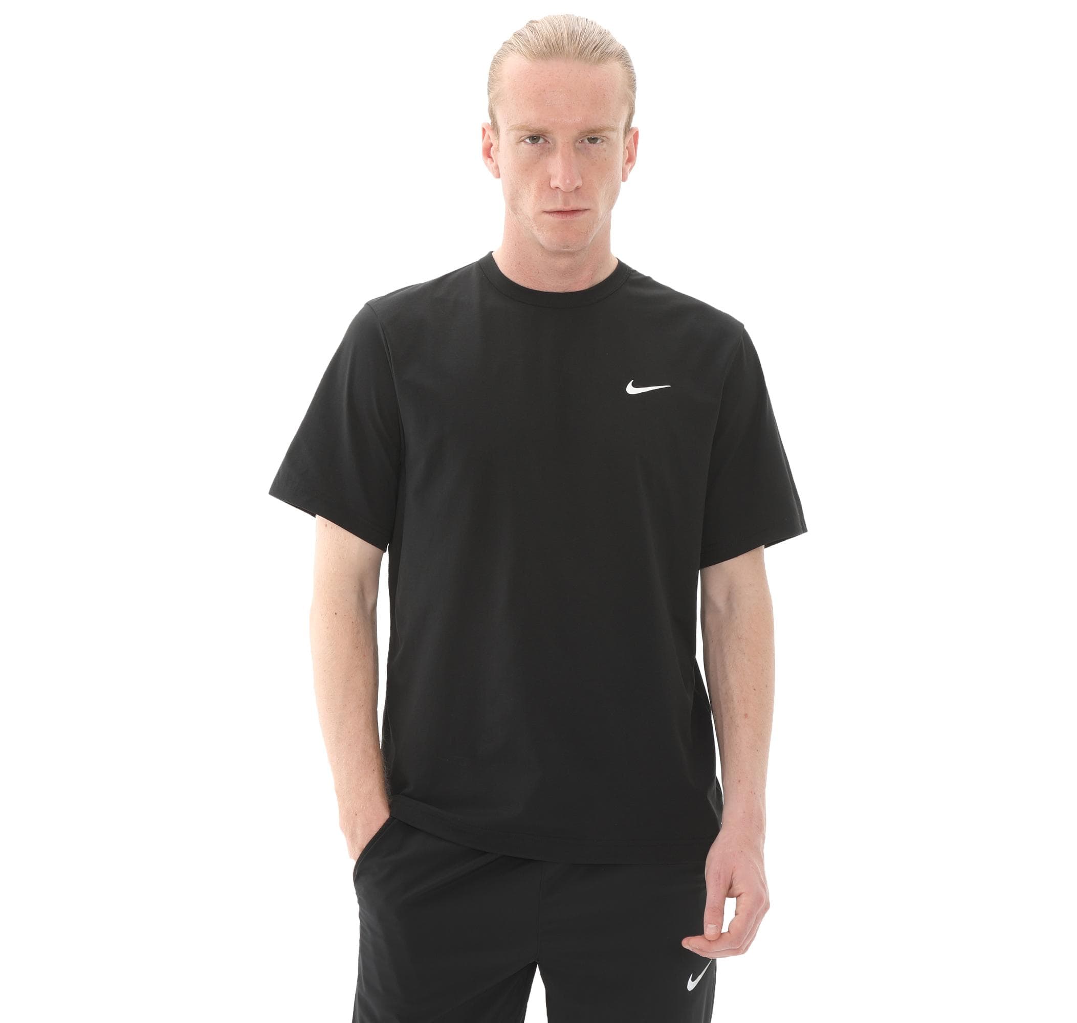 Nike Nike M Nk Df Uv Hyverse Ss Erkek T-Shirt Siyah