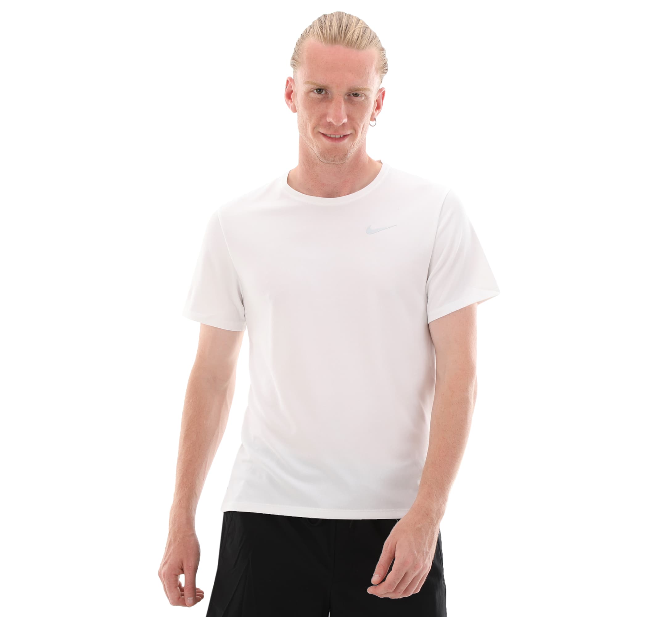 Nike Nike M Nk Df Uv Mıler Ss Erkek T-Shirt Mor