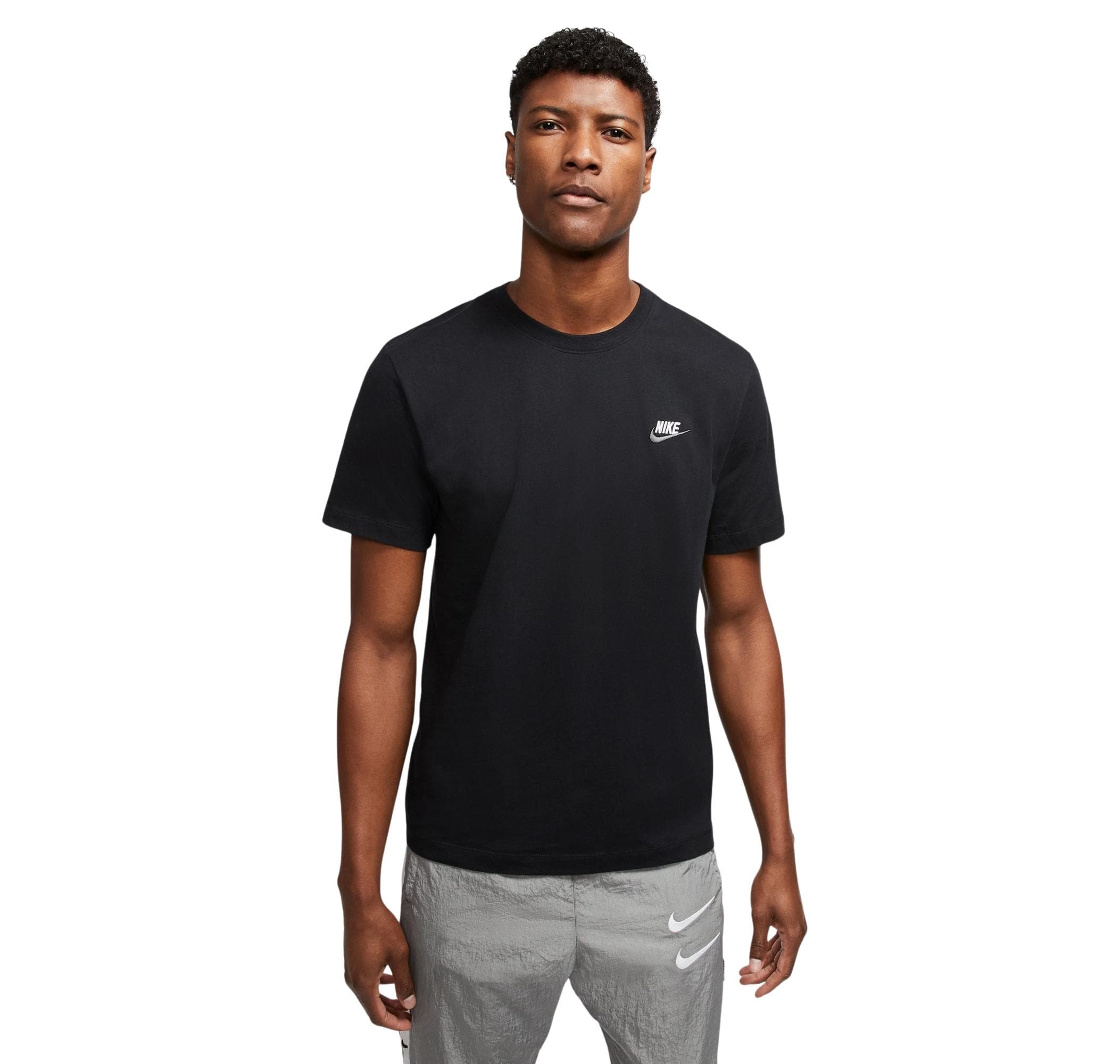 Nike Nike M Nsw Club Tee Erkek T-Shirt Siyah