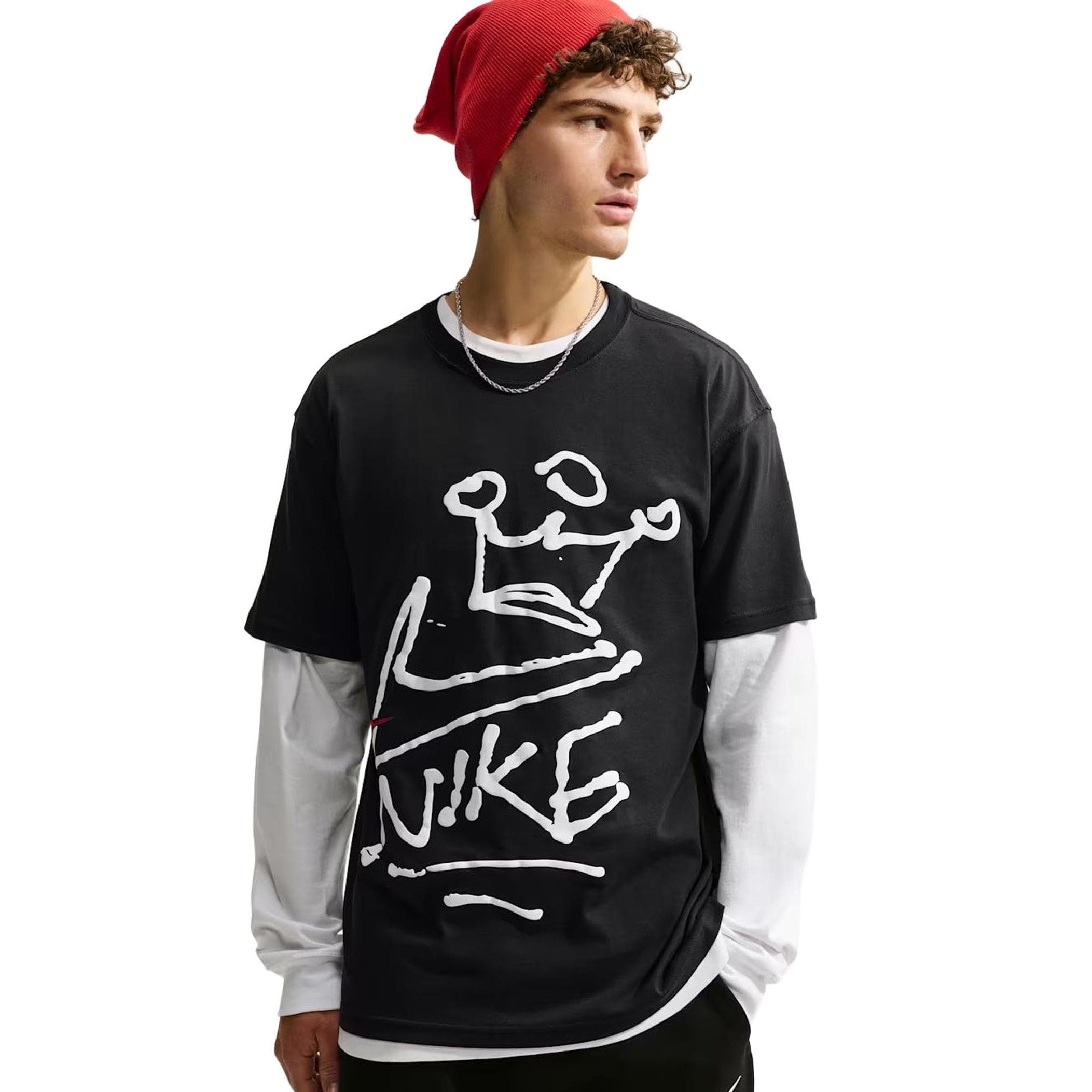 Nike Nike M Nsw Tee Lse Crown Erkek T-Shirt Siyah