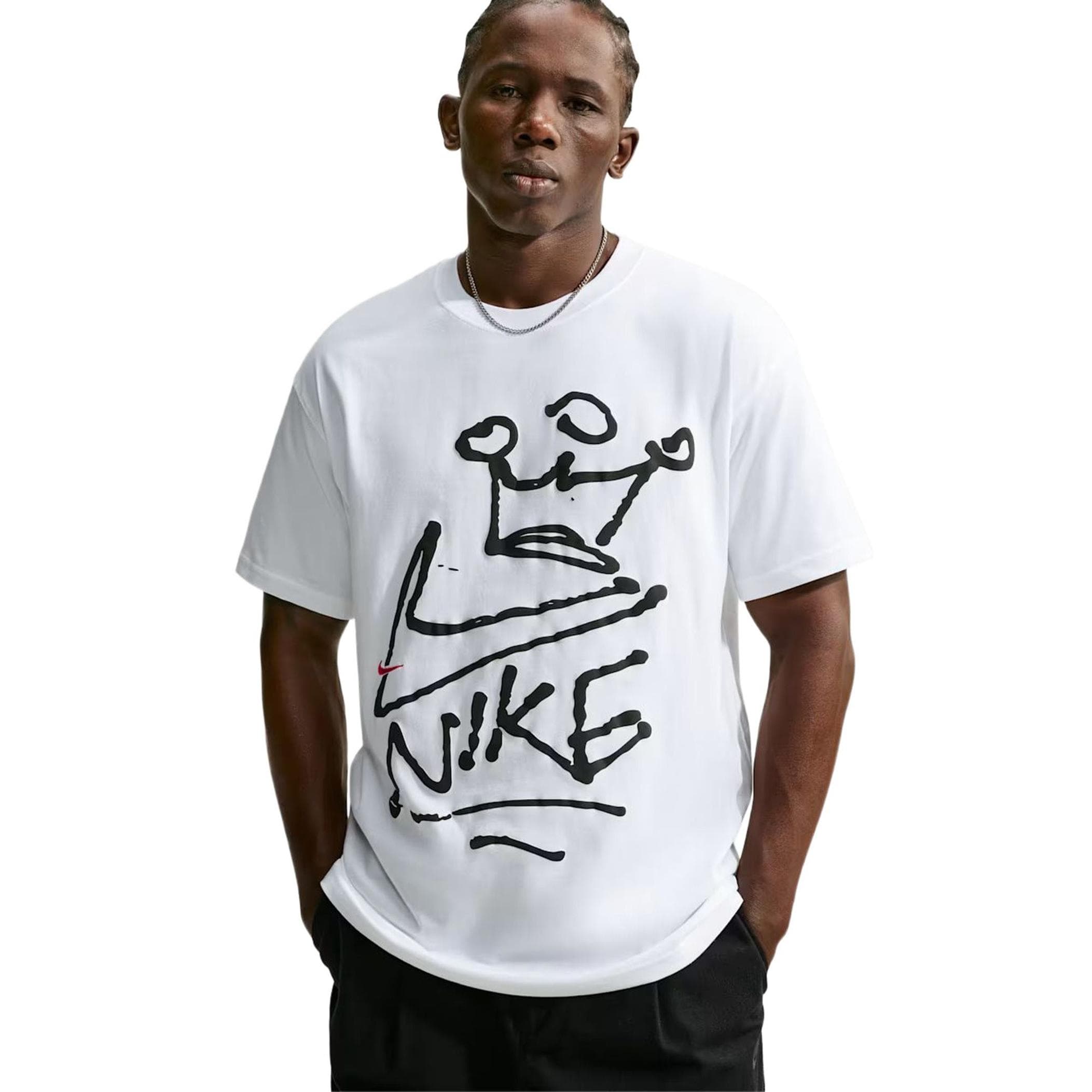 Nike Nike M Nsw Tee Lse Crown Erkek T-Shirt Beyaz