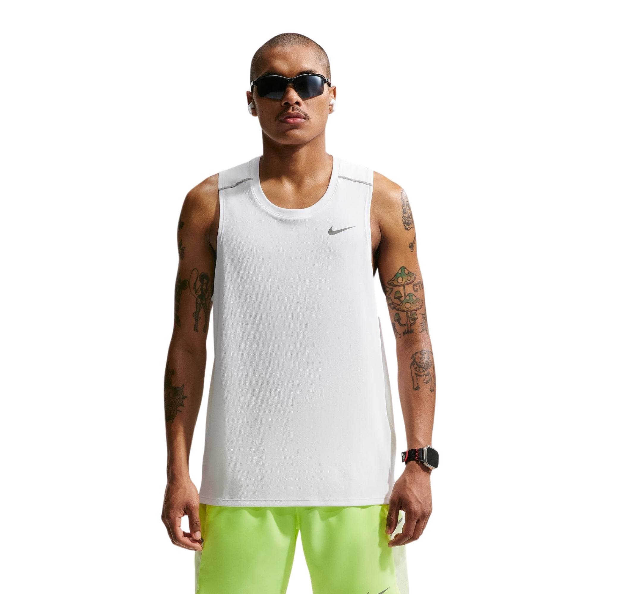 Nike Nike Miler Erkek T-Shirt Beyaz