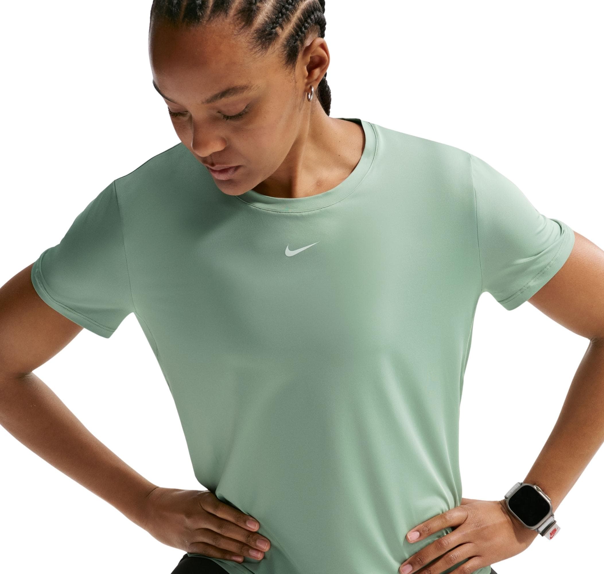 Nike Nike One Classic Kadın T-Shirt Yeşil - 3