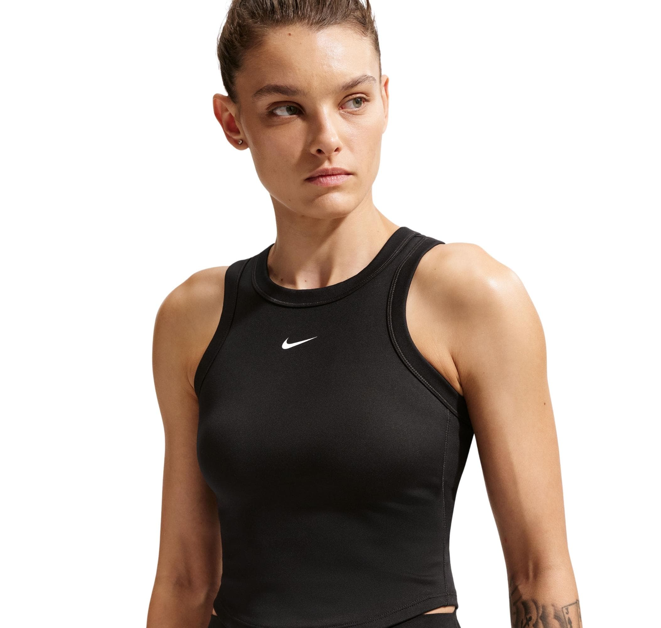Nike Nike One Fitted Kadın T-Shirt Siyah - 2