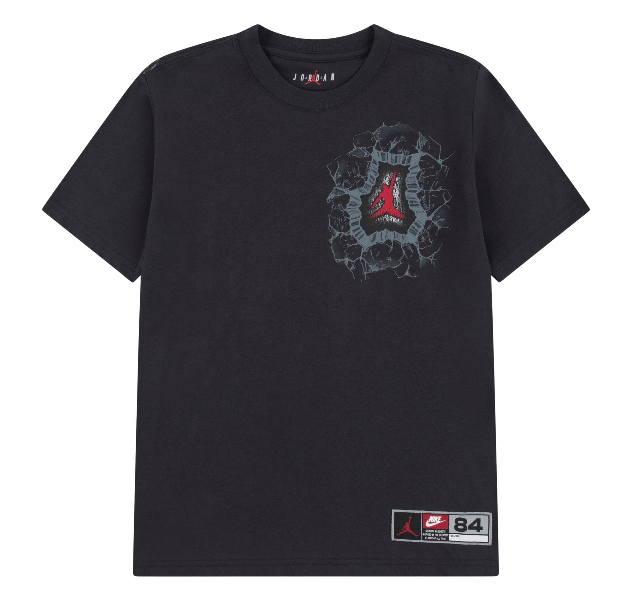Jordan Nike Performans Jdb Jersey Break Through Çocuk T-Shirt Siyah