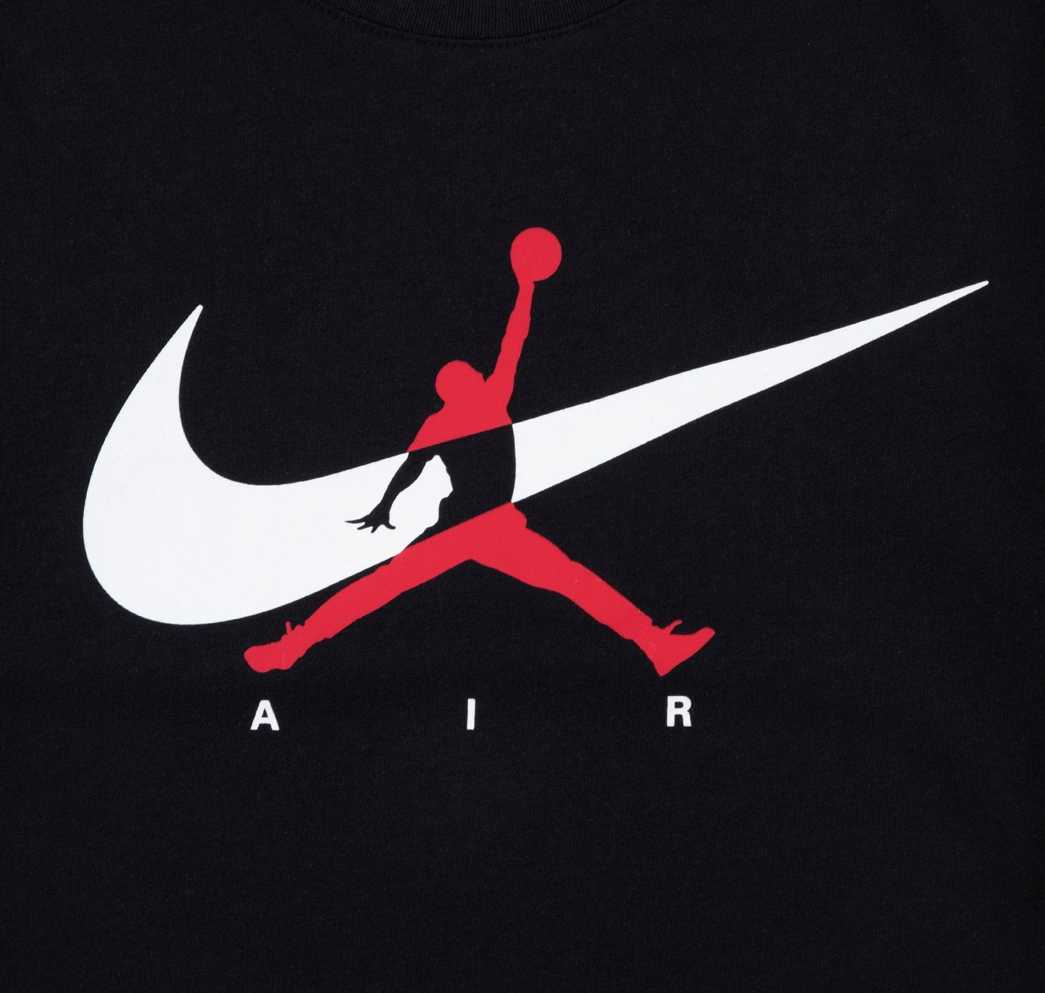 Jordan Nike Performans Jdb Jumpman Swoosh Intersectıo Çocuk T-Shirt Siyah - 3