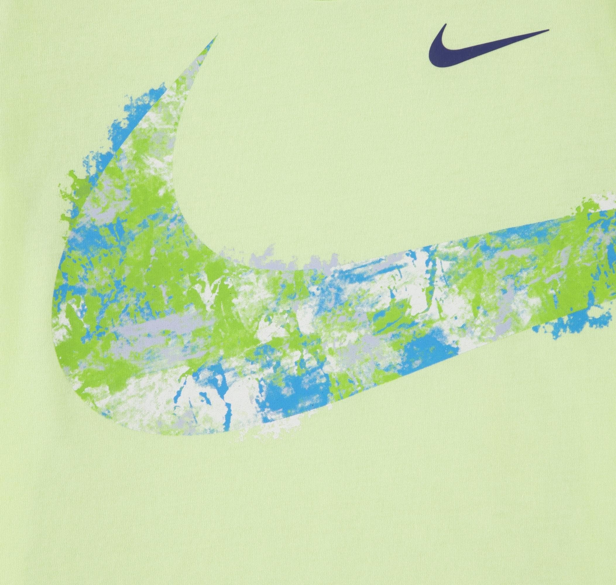 Nike Nike Performans Nkn E1D1 Gfx Jersey-Mesh Short Çocuk T-Shirt Yeşil - 3