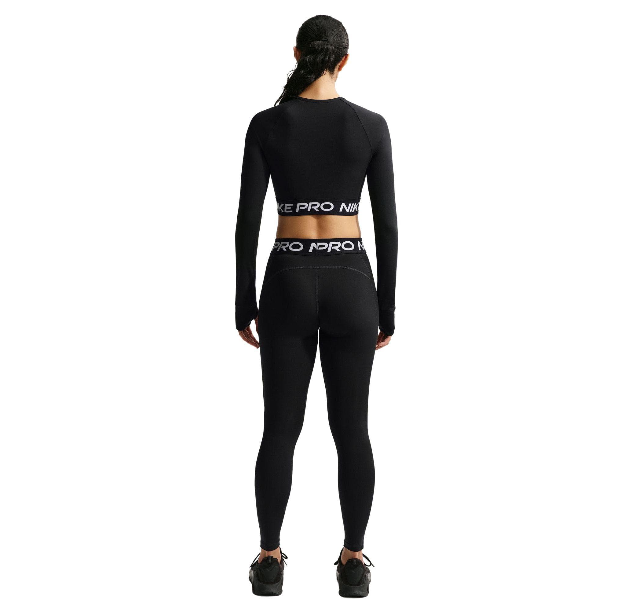 Nike Nike Pro Kadın Sweatshirt Siyah - 2
