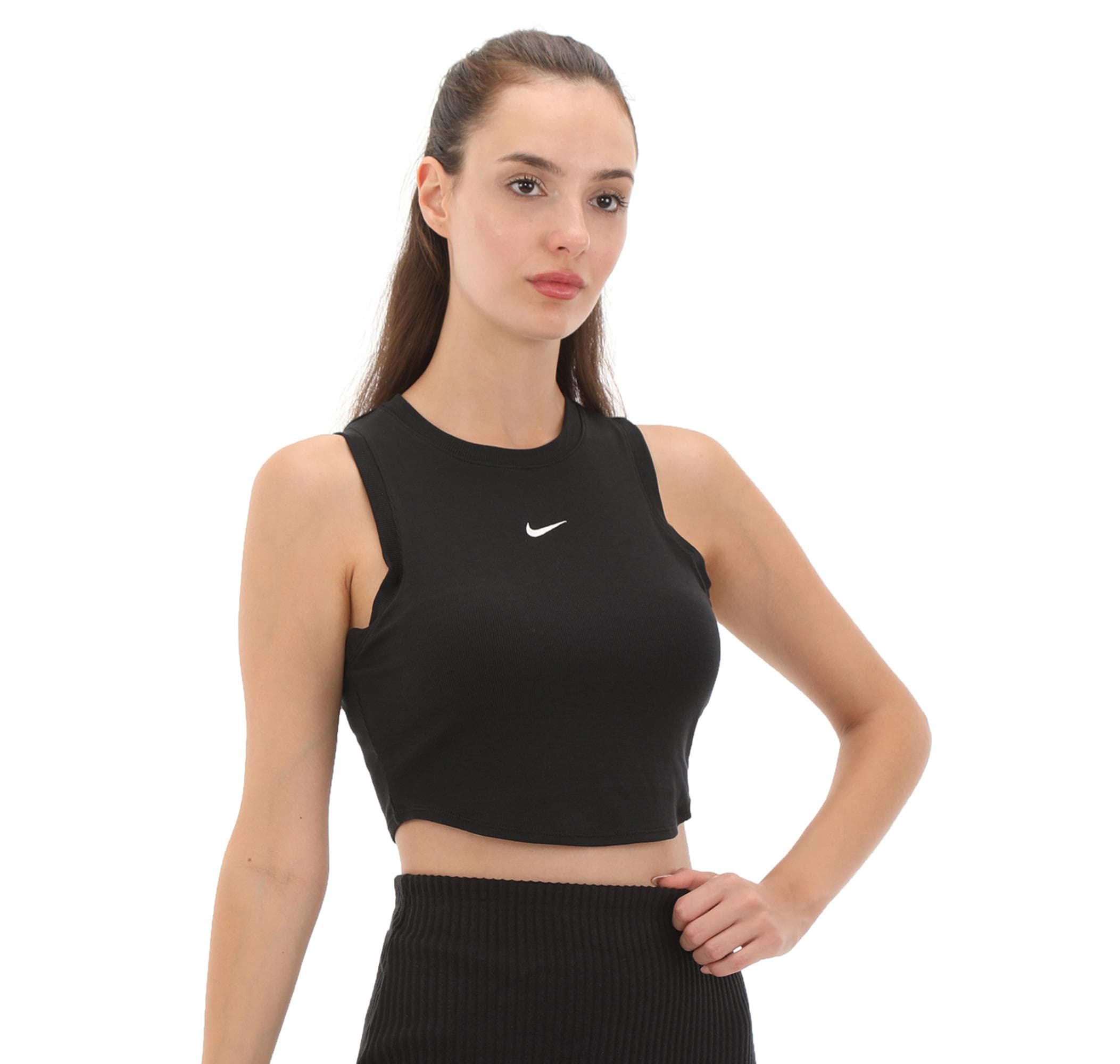 Nike Nike Sportswear Chill Knit Kadın T-Shirt Siyah