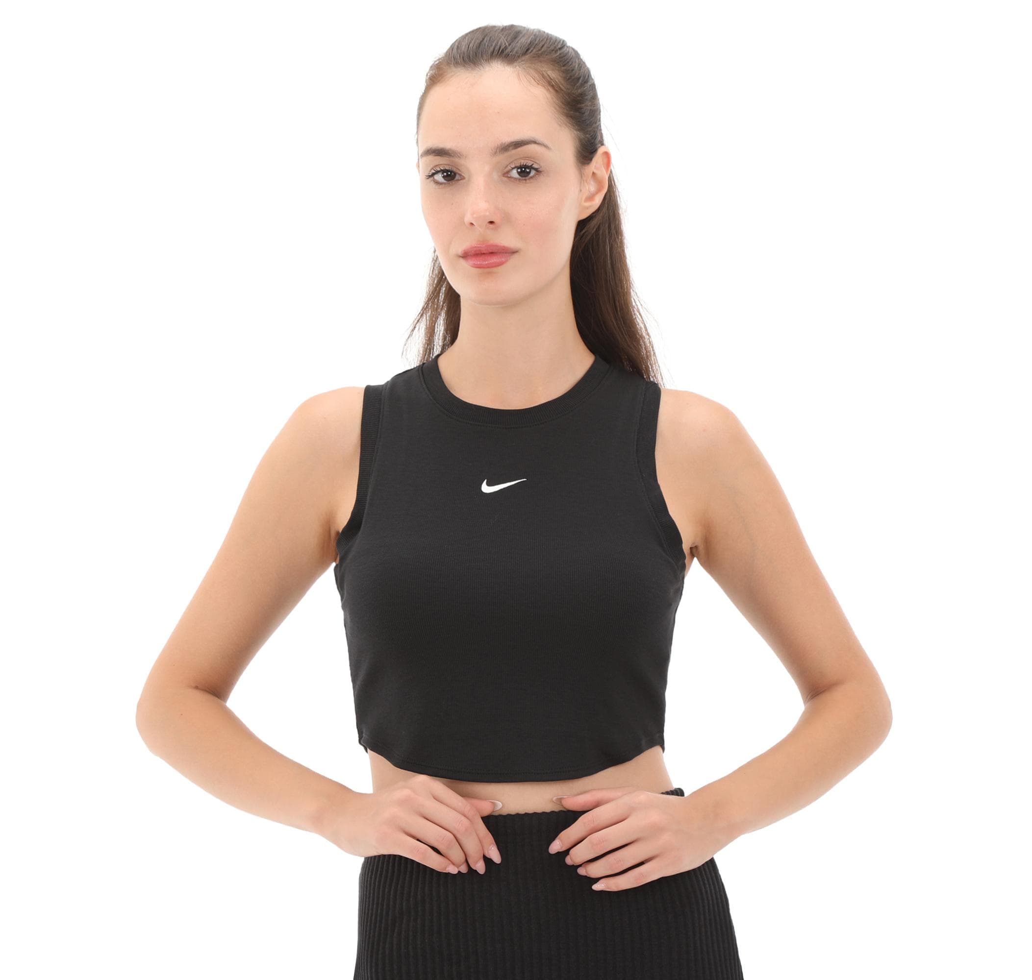Nike Nike Sportswear Chill Knit Kadın T-Shirt Siyah - 3