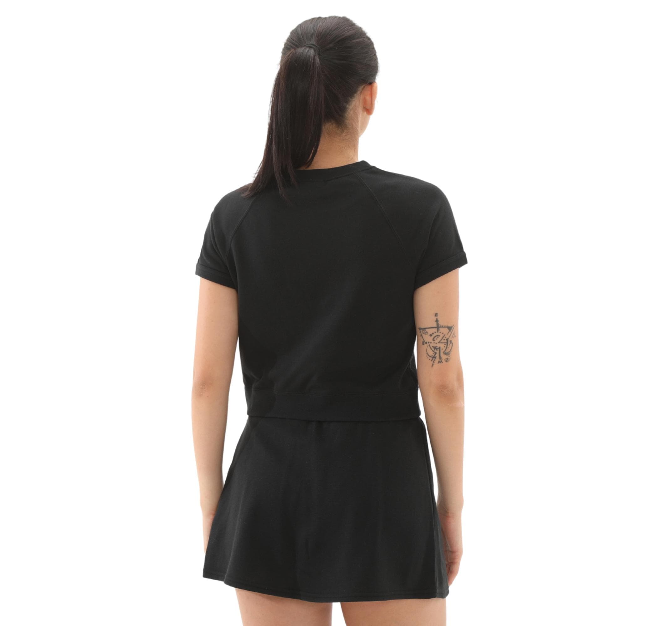 Nike Nike Sportswear Chill Terry Kadın T-Shirt Siyah - 4