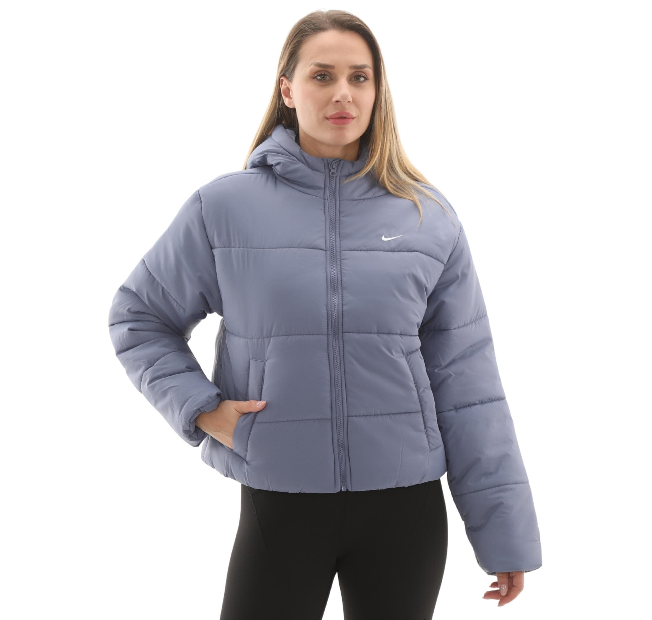 Nike Nike Sportswear Classic Puffer Kadın Mont Mavi