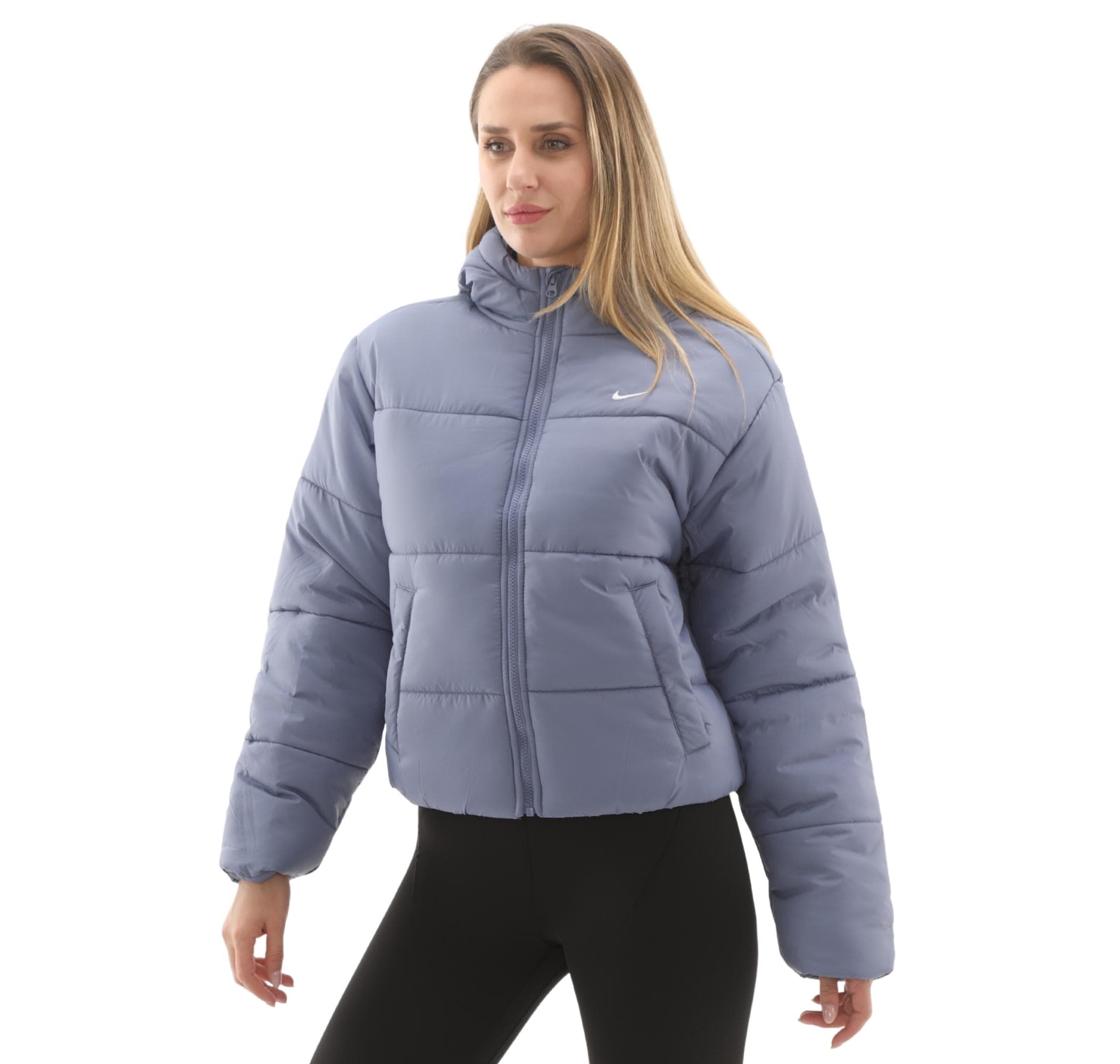 Nike Nike Sportswear Classic Puffer Kadın Mont Mavi - 2